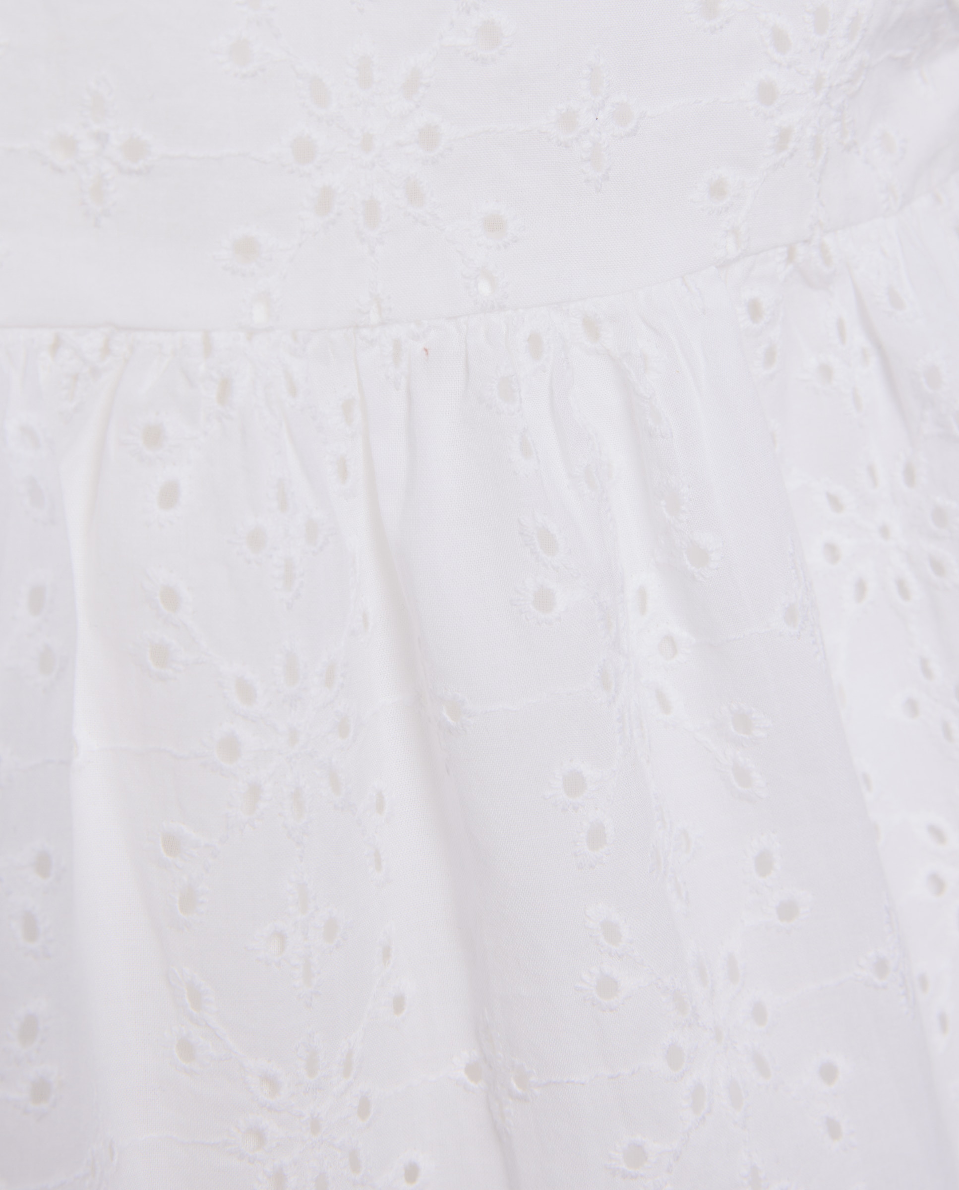 Vestido de Bebé sem Mangas e Perfurado Baby El Corte Inglés Branco-3