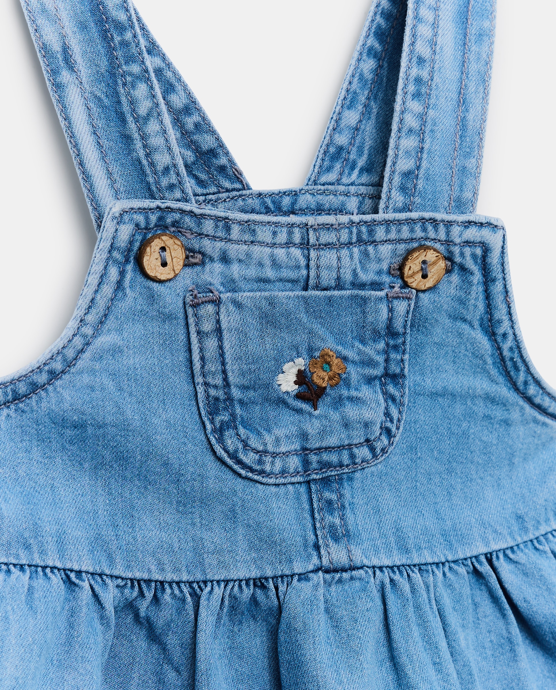 Jardineiras de Ganga de Bebé Baby El Corte Inglés 400 Azul-3