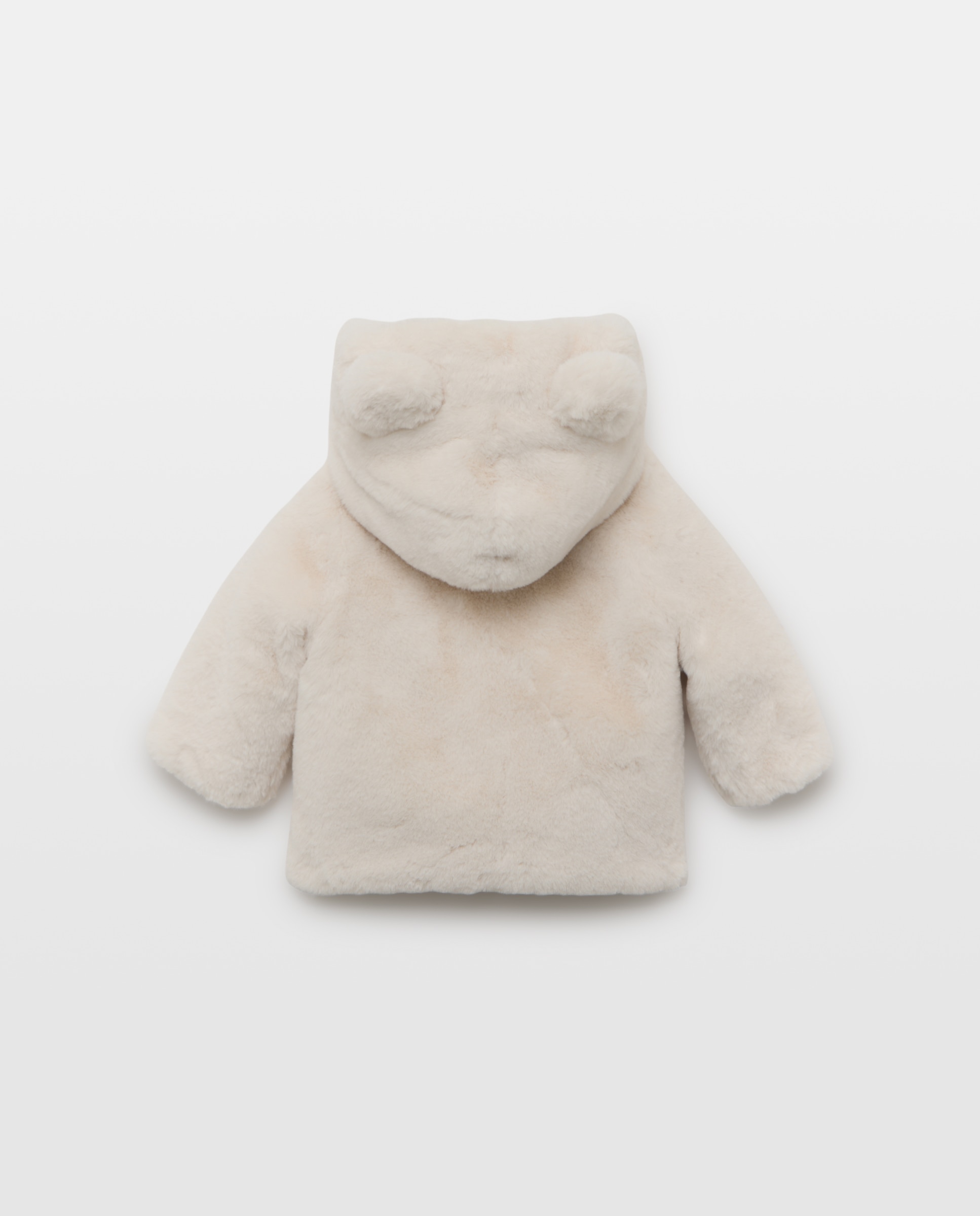 Imagen 2 de Abrigo pelito liso de bebé - Baby El Corte Inglés - 120 Crudo 120 Crudo