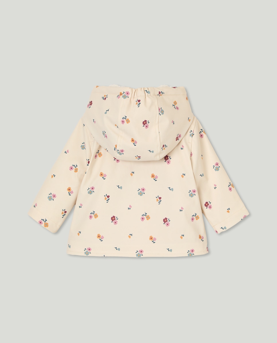 Impermeável Engomado Ligeiro Liso de Bebé 850 Pedra-2