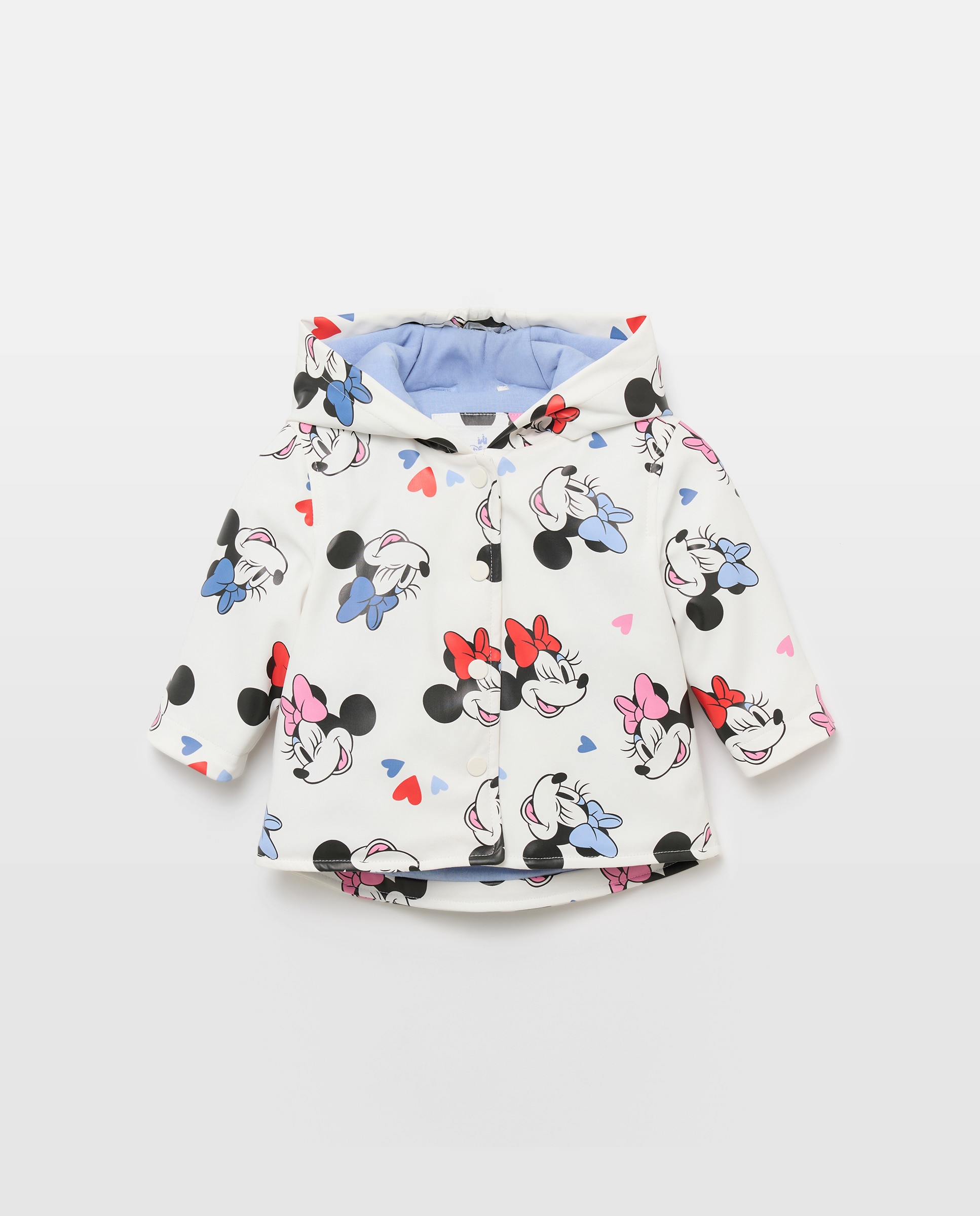 Parka engomada estampado MINNIE de bebé niña - Baby El Corte Inglés - Blanco Blanco-1