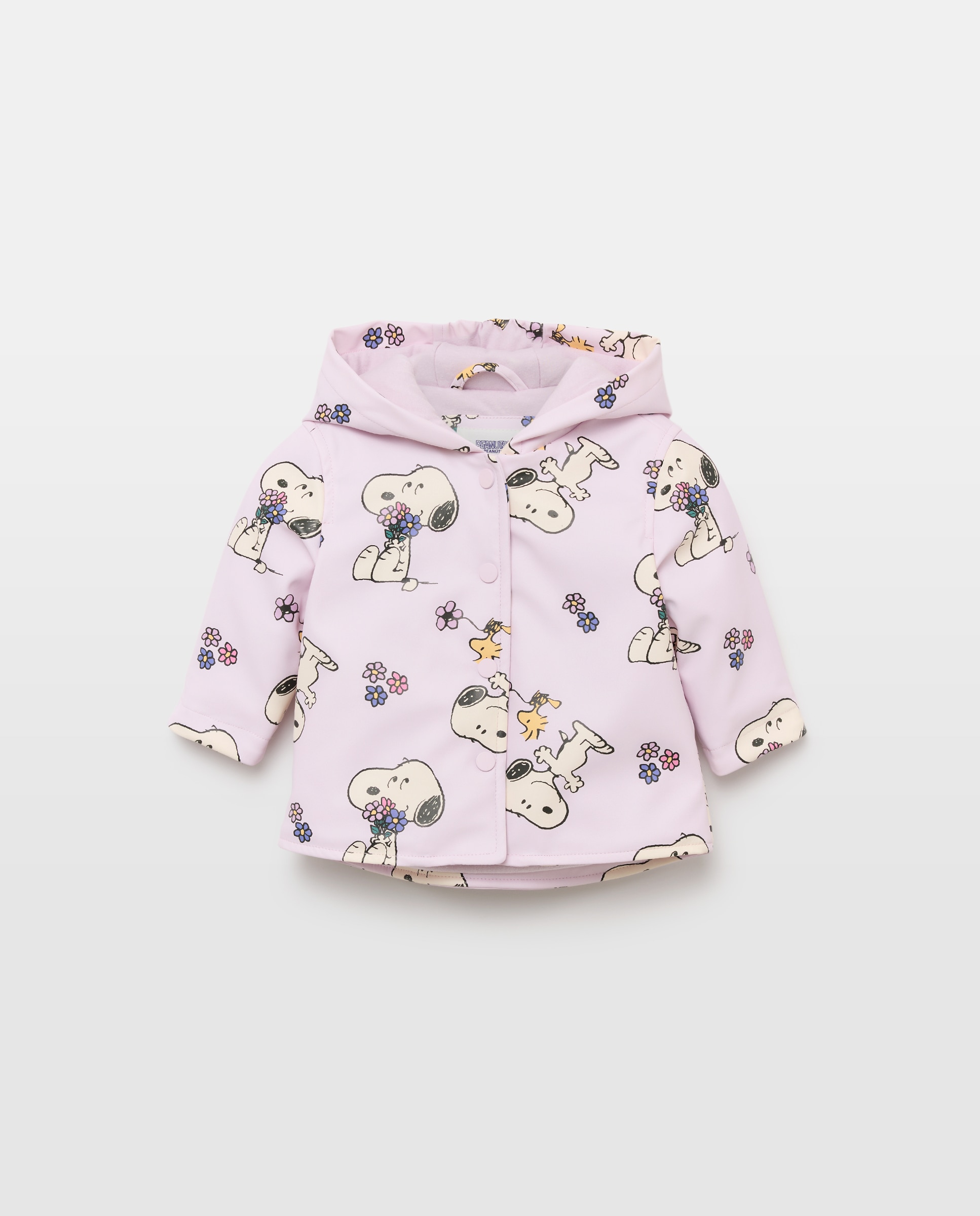 Imagem 0 de Parka Engomada de Bebé com Estampado SNOOPY