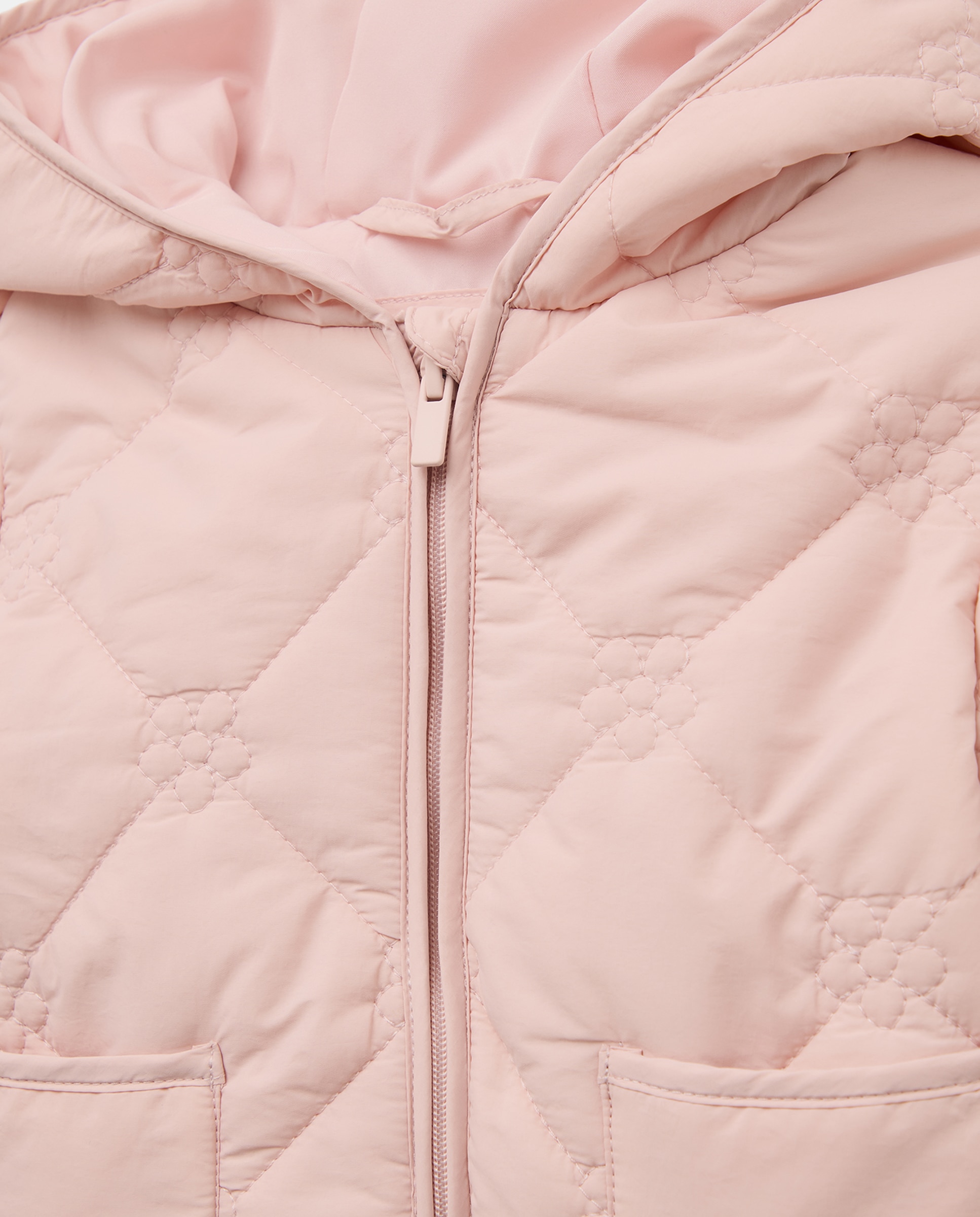 Parka Acolchoada Ligeira de Bebé Baby El Corte Inglés 200 Rosa-3