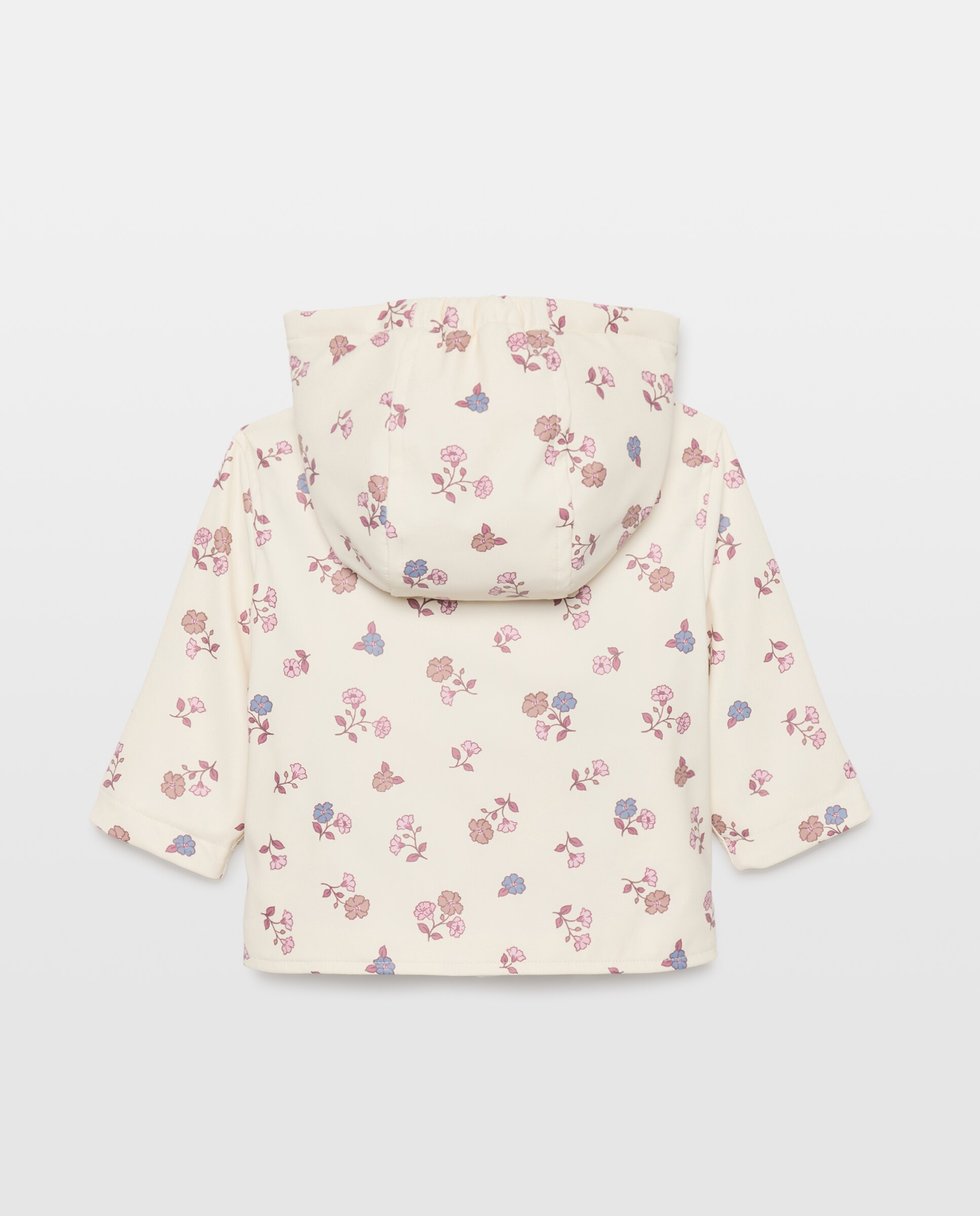 Impermeável de Bebé com Estampado Floral Baby El Corte Inglés Branco-2