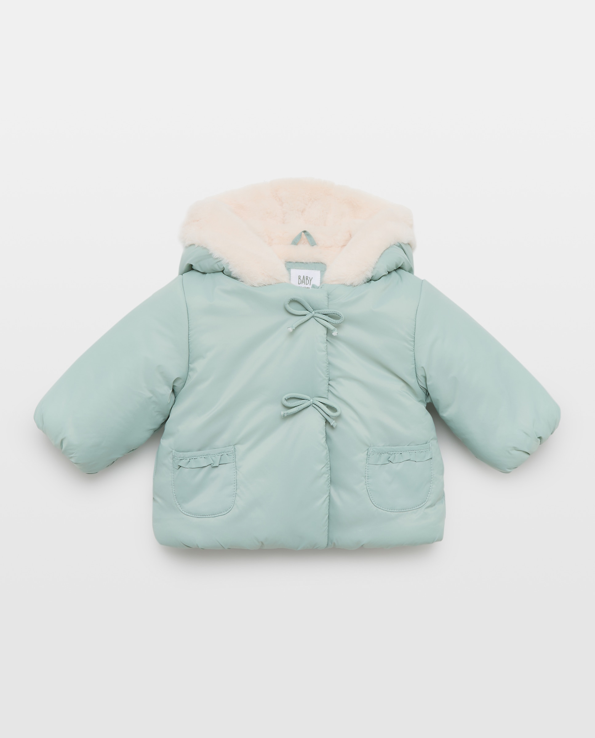 Abrigo acolchado ligero de bebé - Baby El Corte Inglés - 510 Verde claro 510 Verde claro-1
