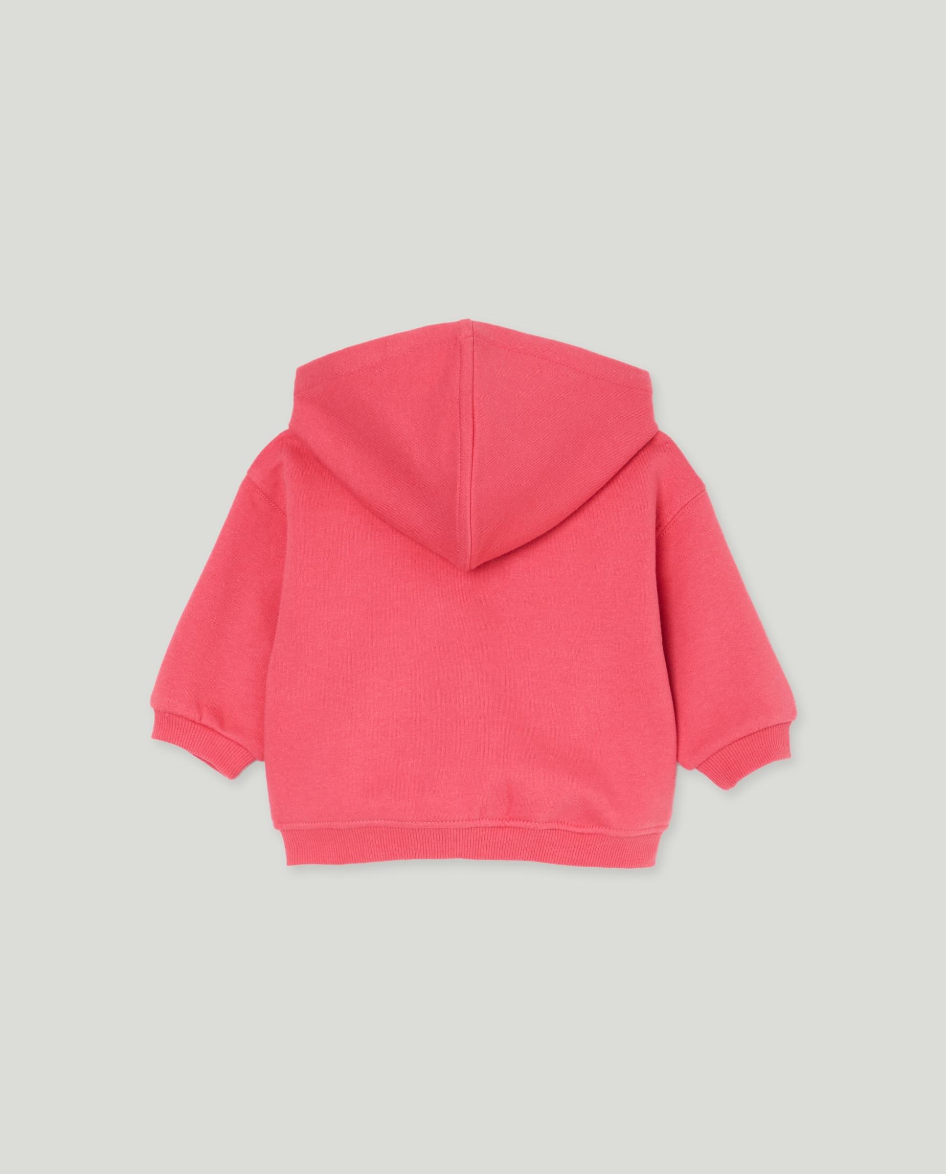 Sweatshirt Aberta de Bebé com Capuz 230 Rosa Escuro-2