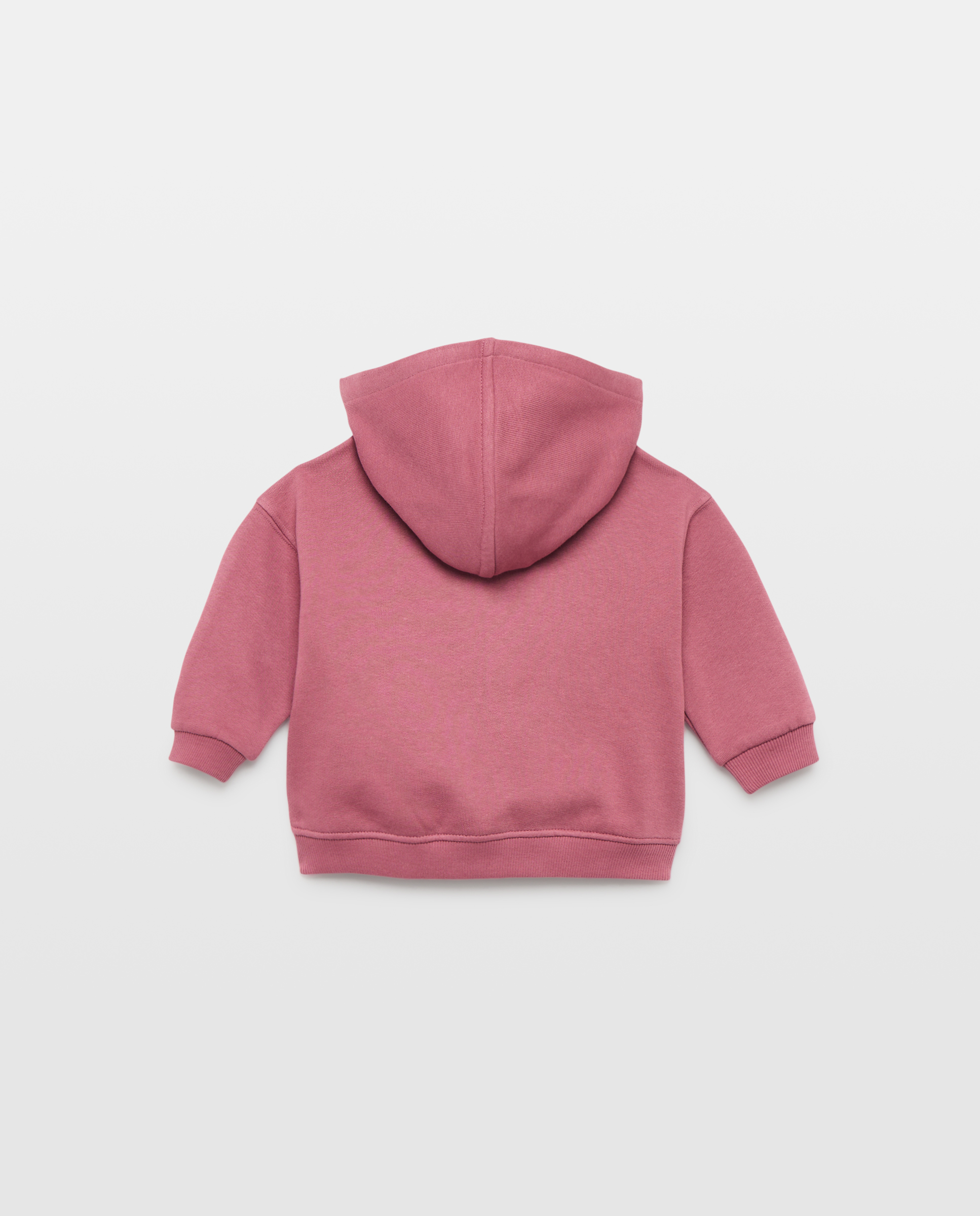 Sweatshirt Aberta Lisa de Bebé com Capuz Baby El Corte Inglés 230 Rosa Escuro-2