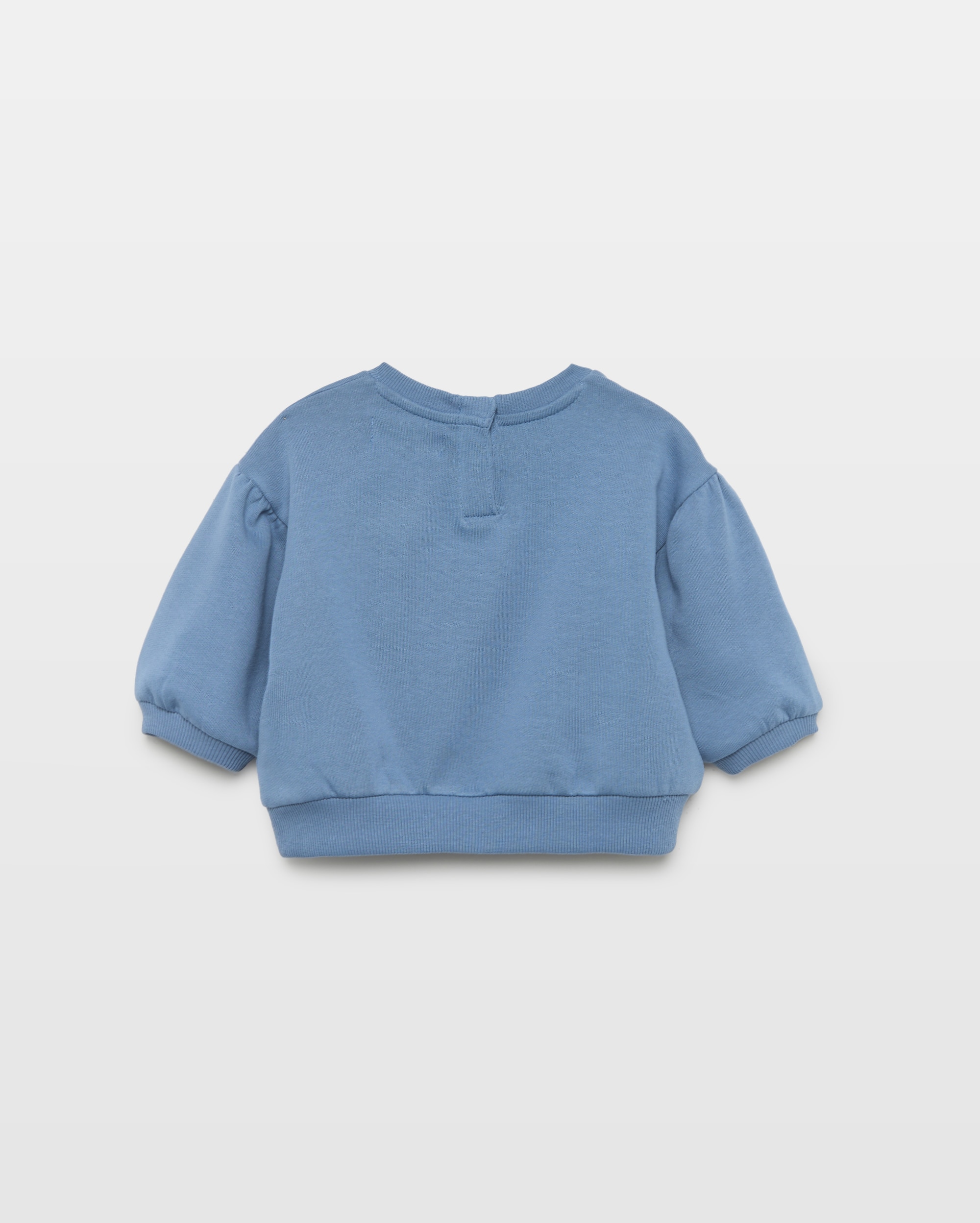 Sweatshirt de Bebé com Gola Redonda e Patch de Fantasia Baby El Corte Inglés 400 Azul-2