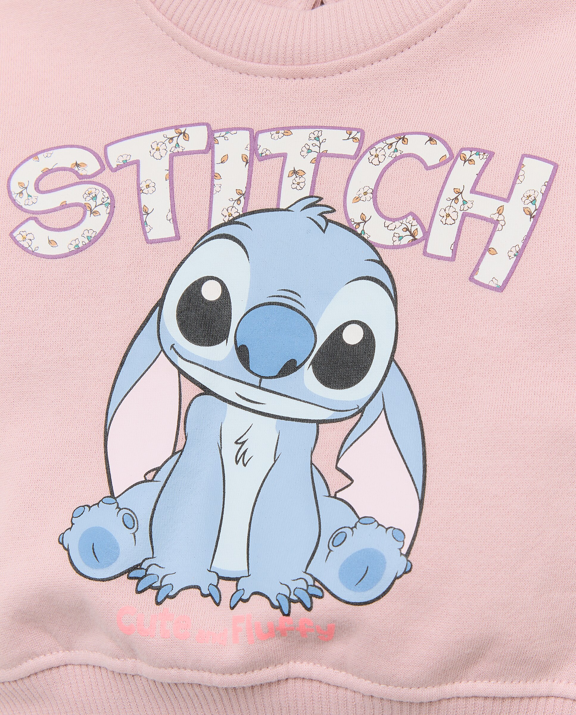 Sudadera cuello caja con fantasía STITCH de bebé - Baby El Corte Inglés - 200 Rosa 200 Rosa-3