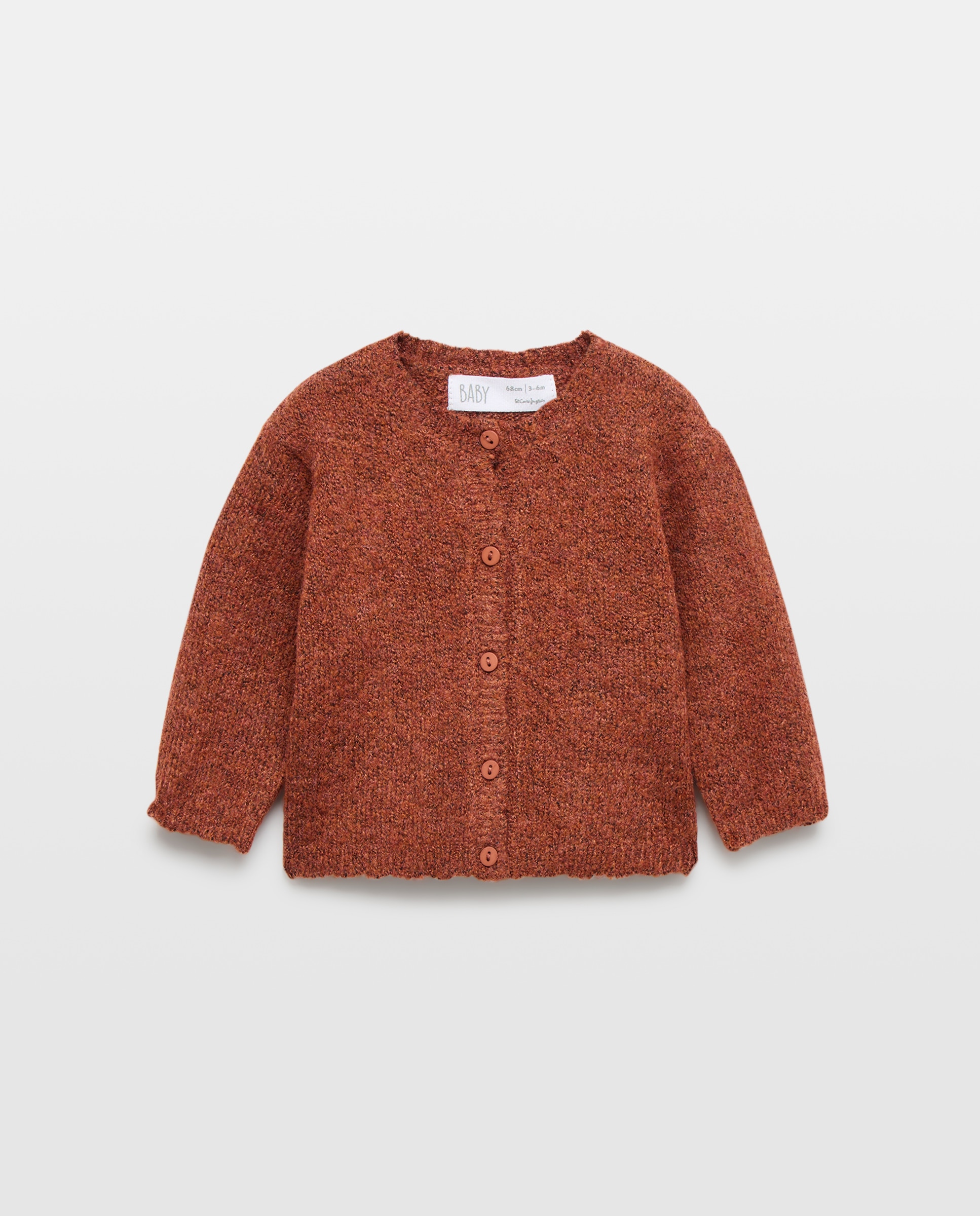 Imagem 0 de Casaco Liso Básico de Tricot de Bebé
