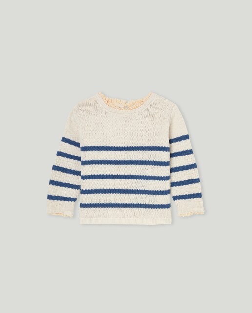 Jersey de cuello de bebé niña