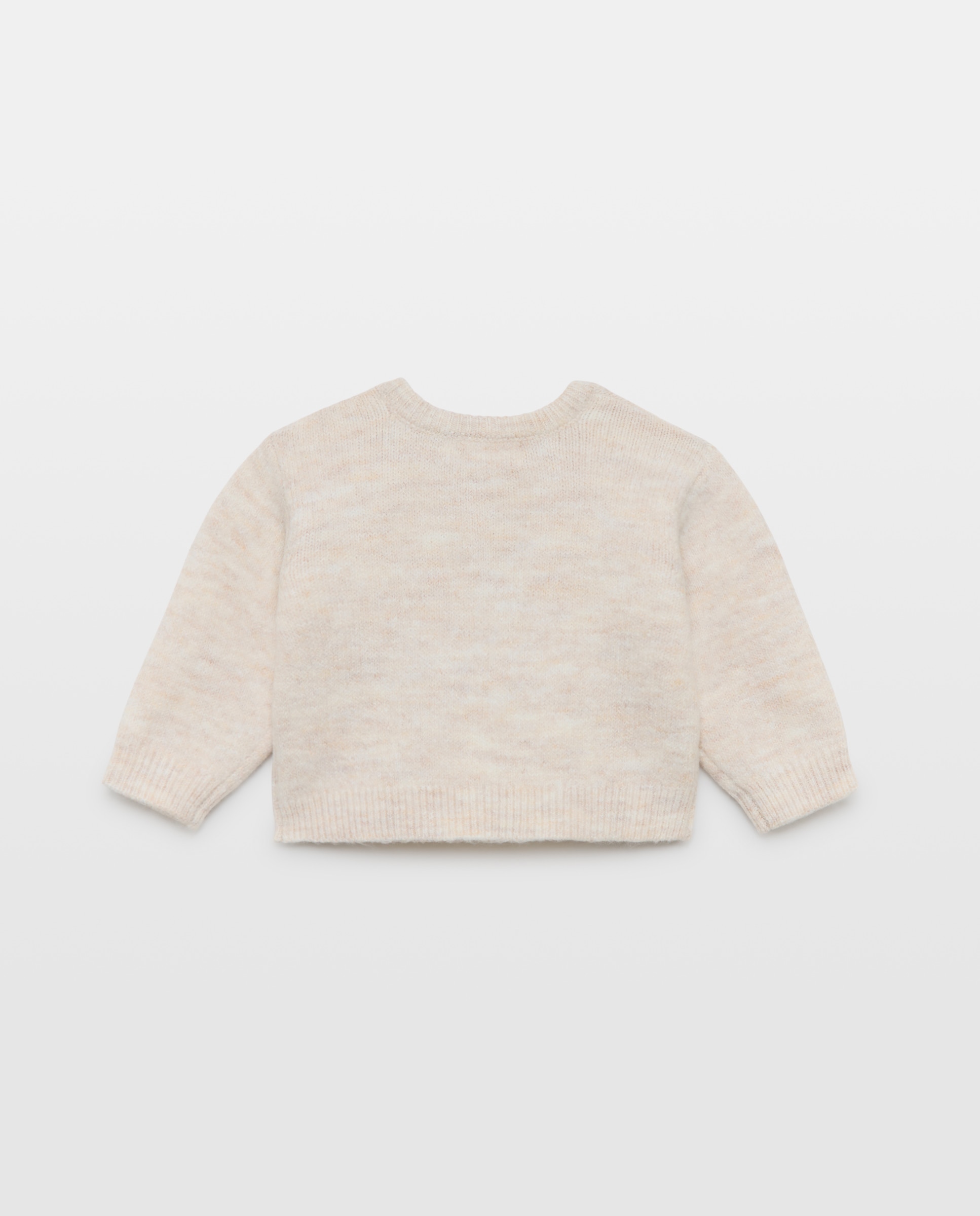 Jersey cuello caja pelito animalito de bebé - Baby El Corte Inglés - 120 Crudo 120 Crudo-2
