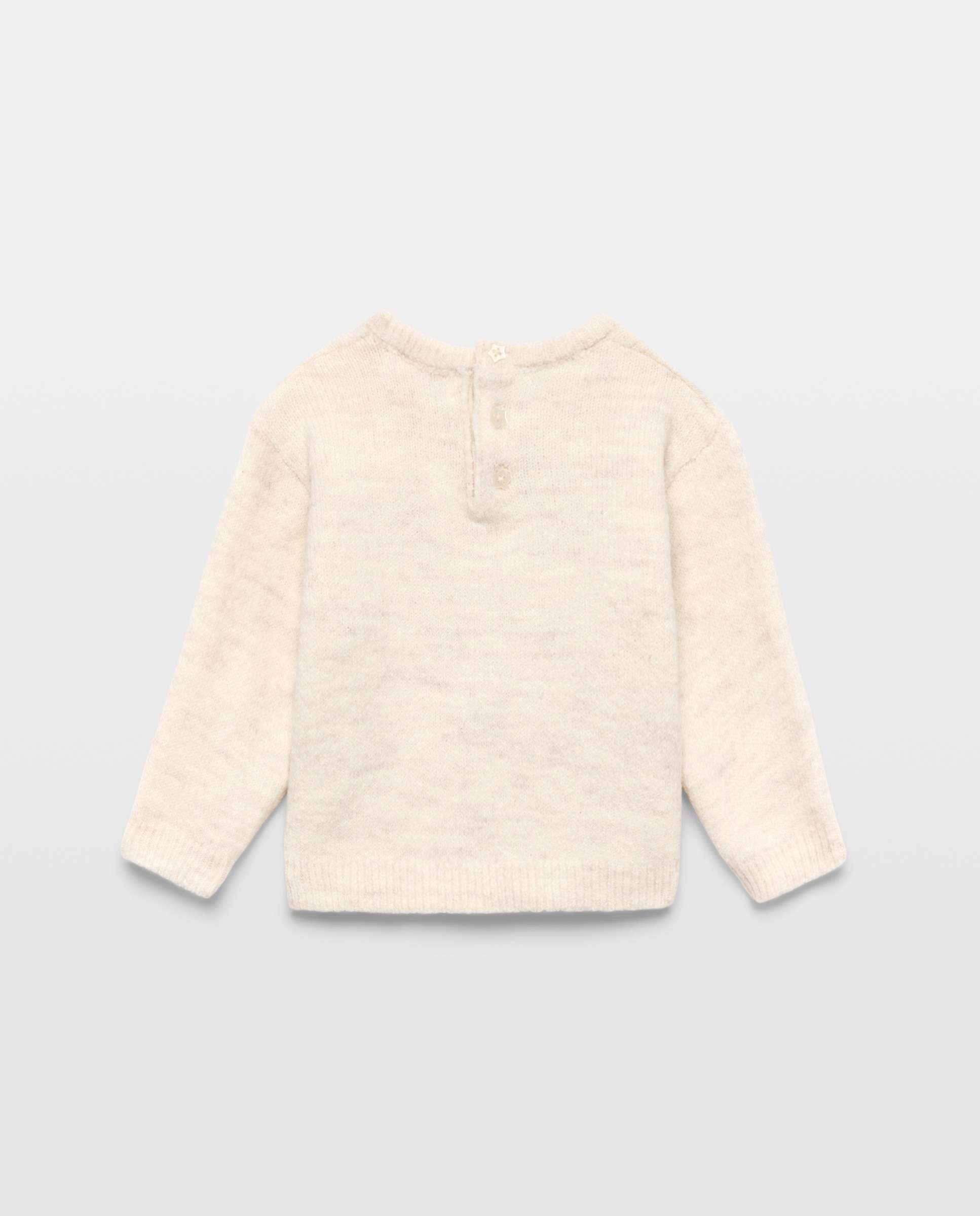 Jersey cuello caja y fantasía Navidad de bebé - Baby El Corte Inglés - 120 Crudo 120 Crudo-2