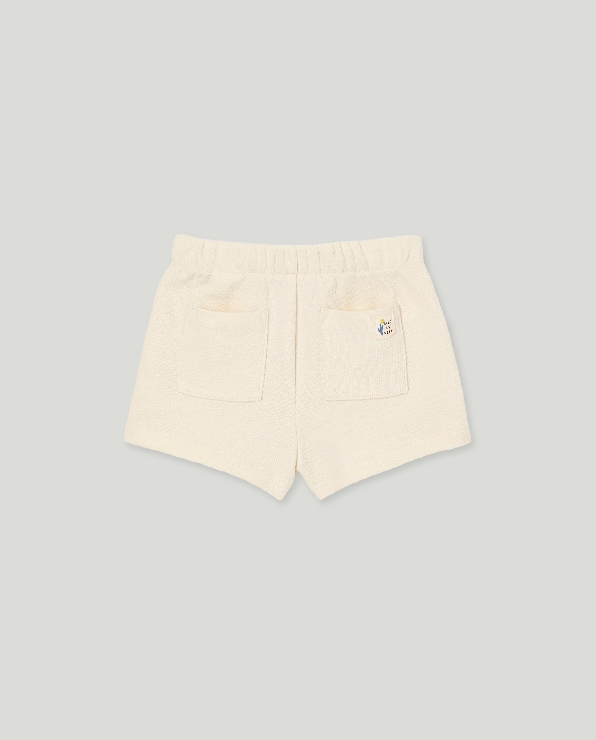 Bermudas Lisas de Tecido Turco de Bebé 120 Cru-2