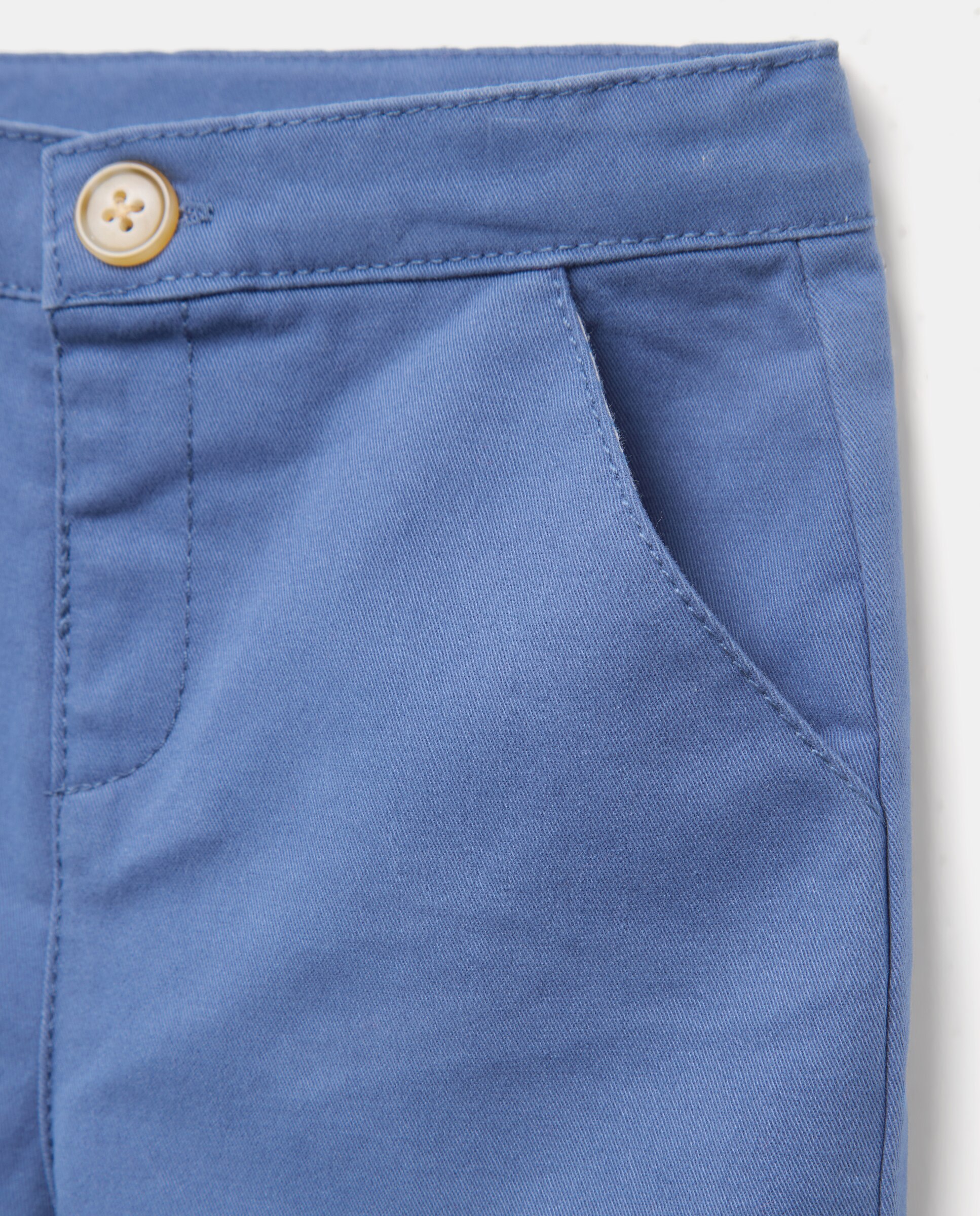 Bermudas Chino de Bebé Baby El Corte Inglés 471 Índigo-3