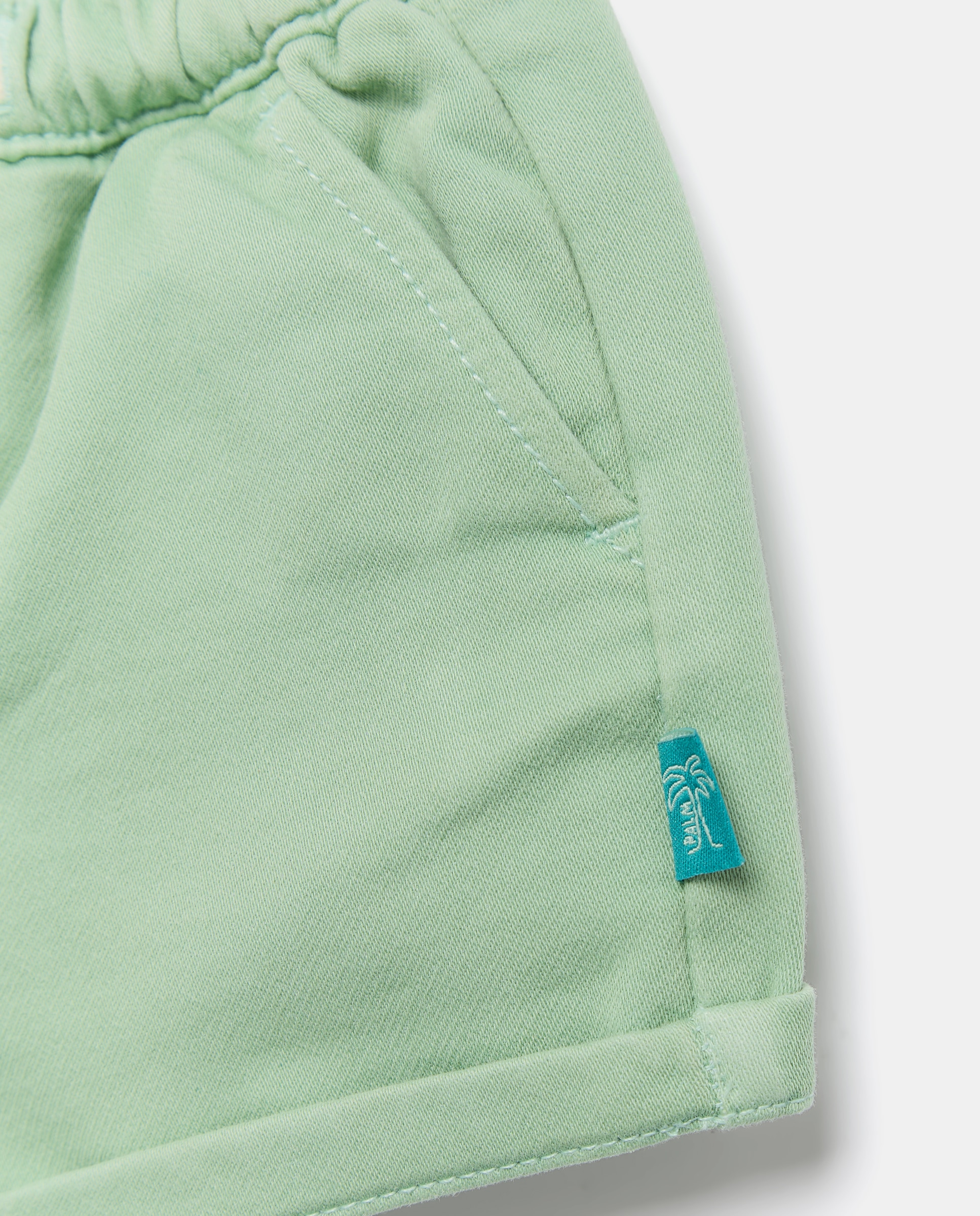 Bermuda de felpa plana de bebé - Baby El Corte Inglés - Verde Verde-3