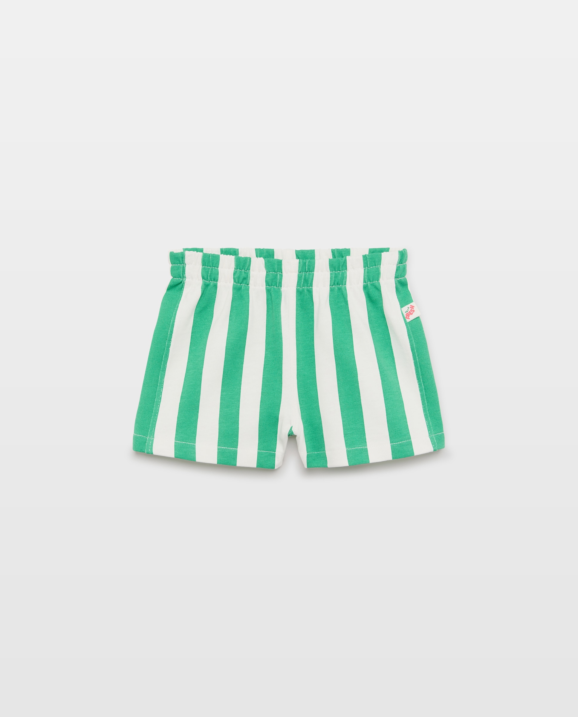 Bermudas de Bebé às Riscas Baby El Corte Inglés Verde-1
