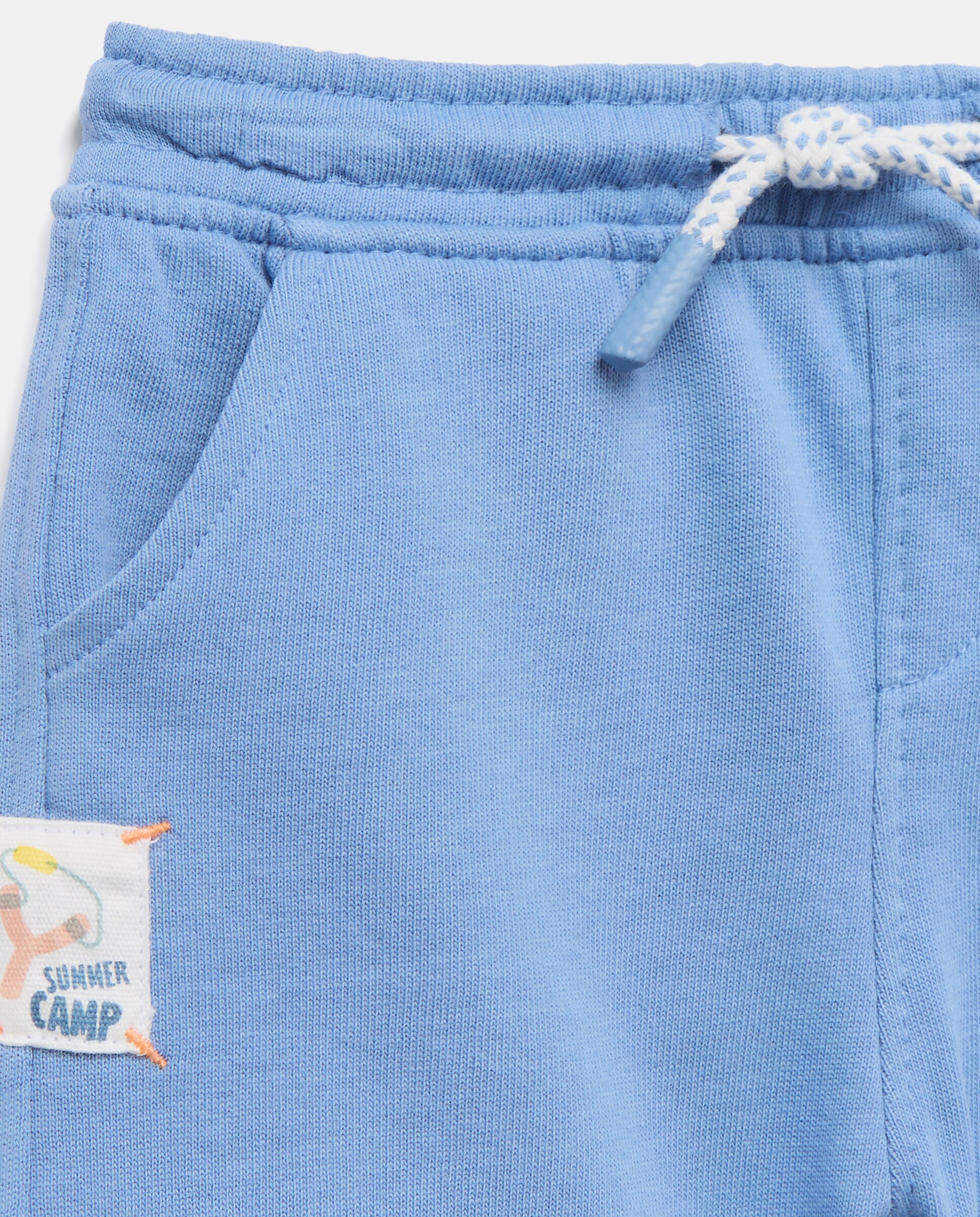 Bermudas Cargo de Felpa de Bebé Baby El Corte Inglés 400 Azul-3