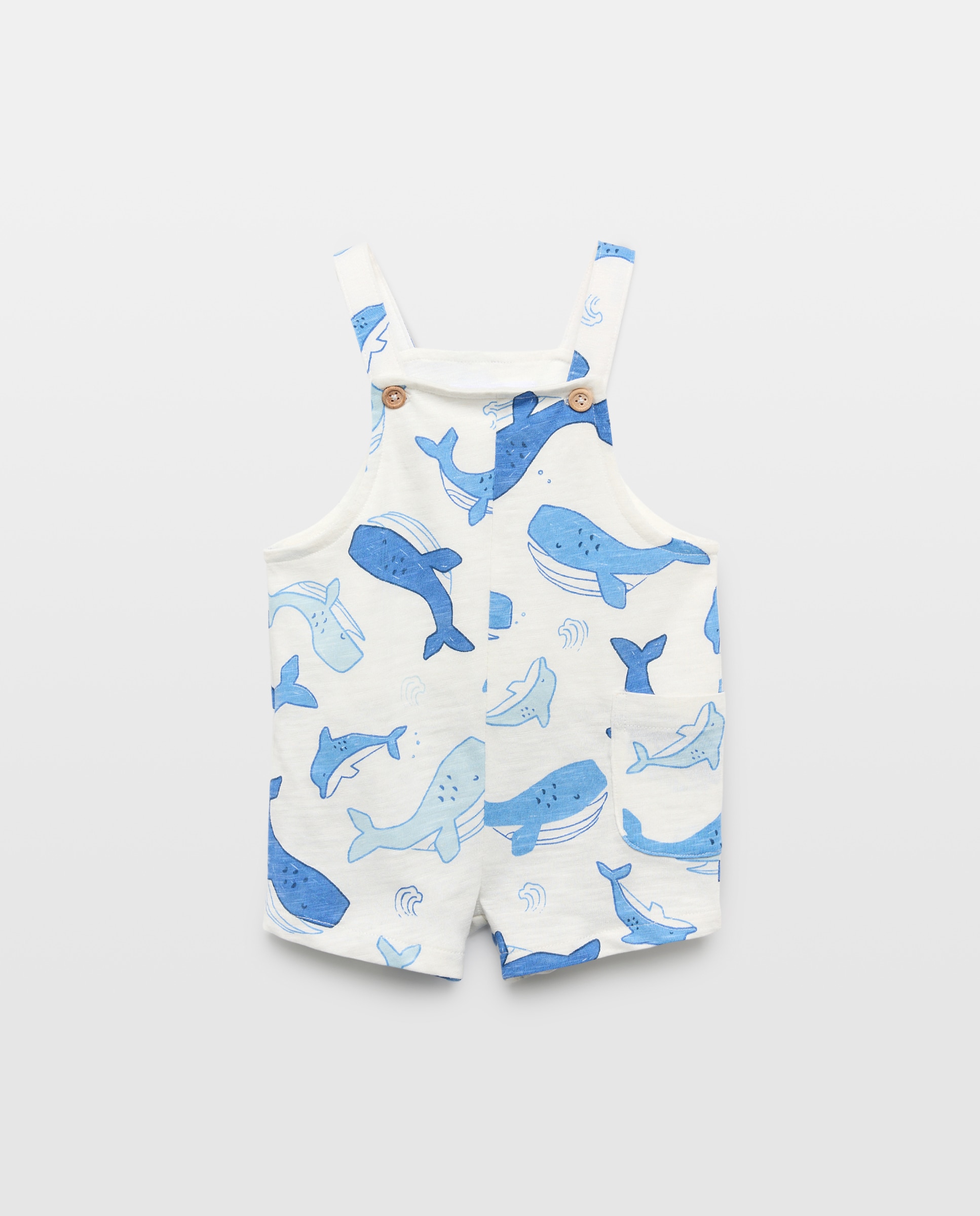 Jardineiras de Bebé com Estampado Baby El Corte Inglés Azul-1