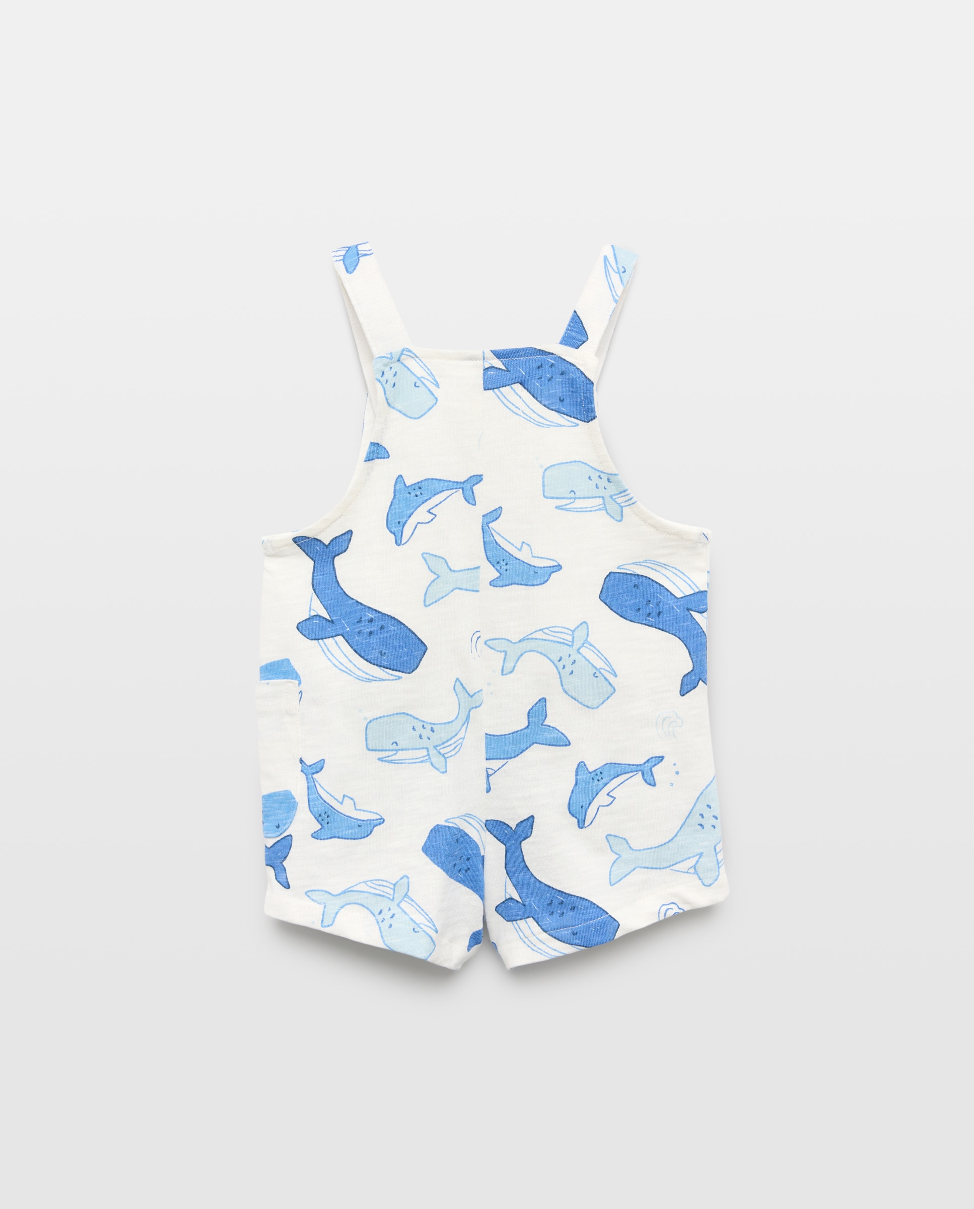 Jardineiras de Bebé com Estampado Baby El Corte Inglés Azul-2