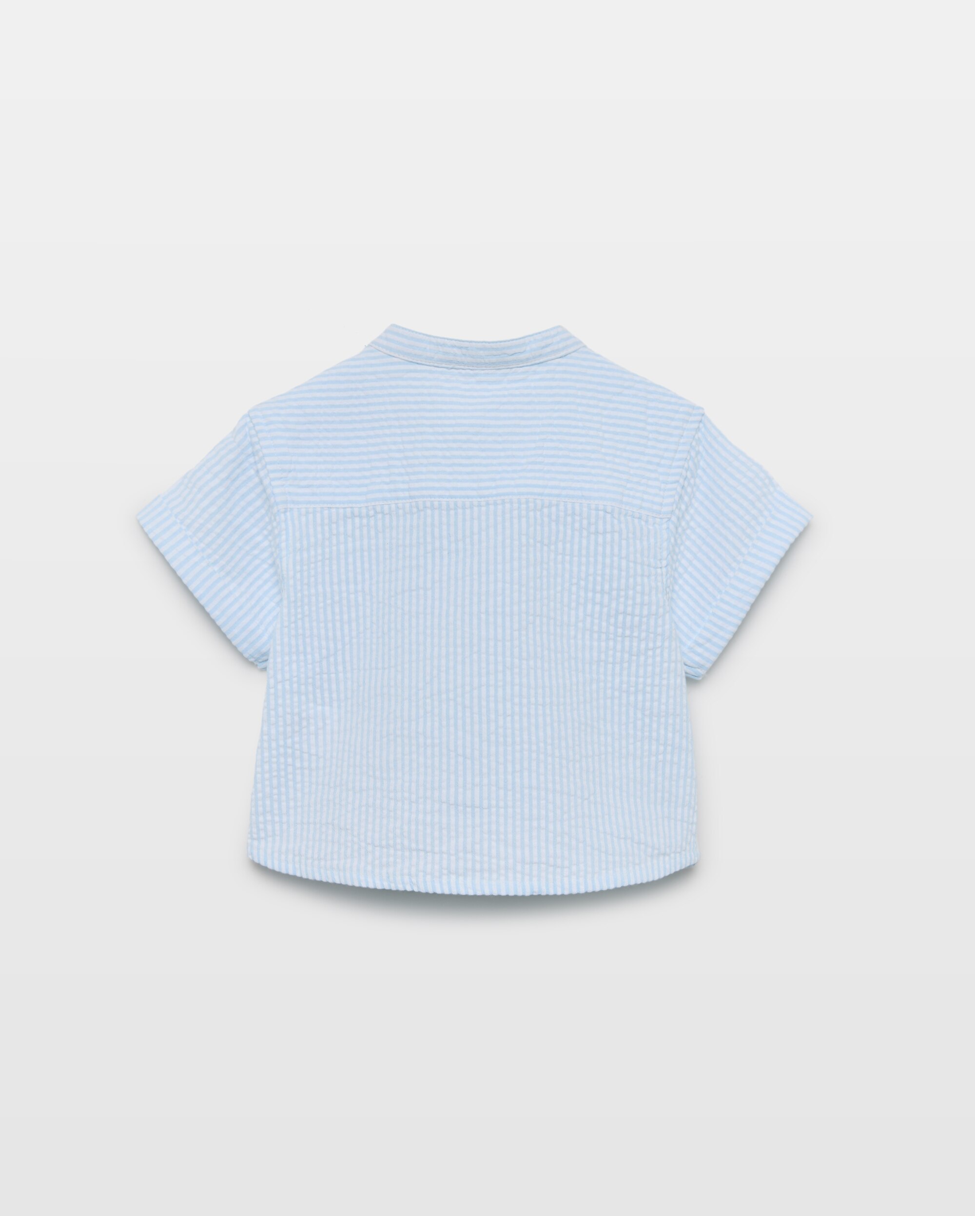 Camisa de Bebé com Manga Curta e Gola à Padre Baby El Corte Inglés Azul-2
