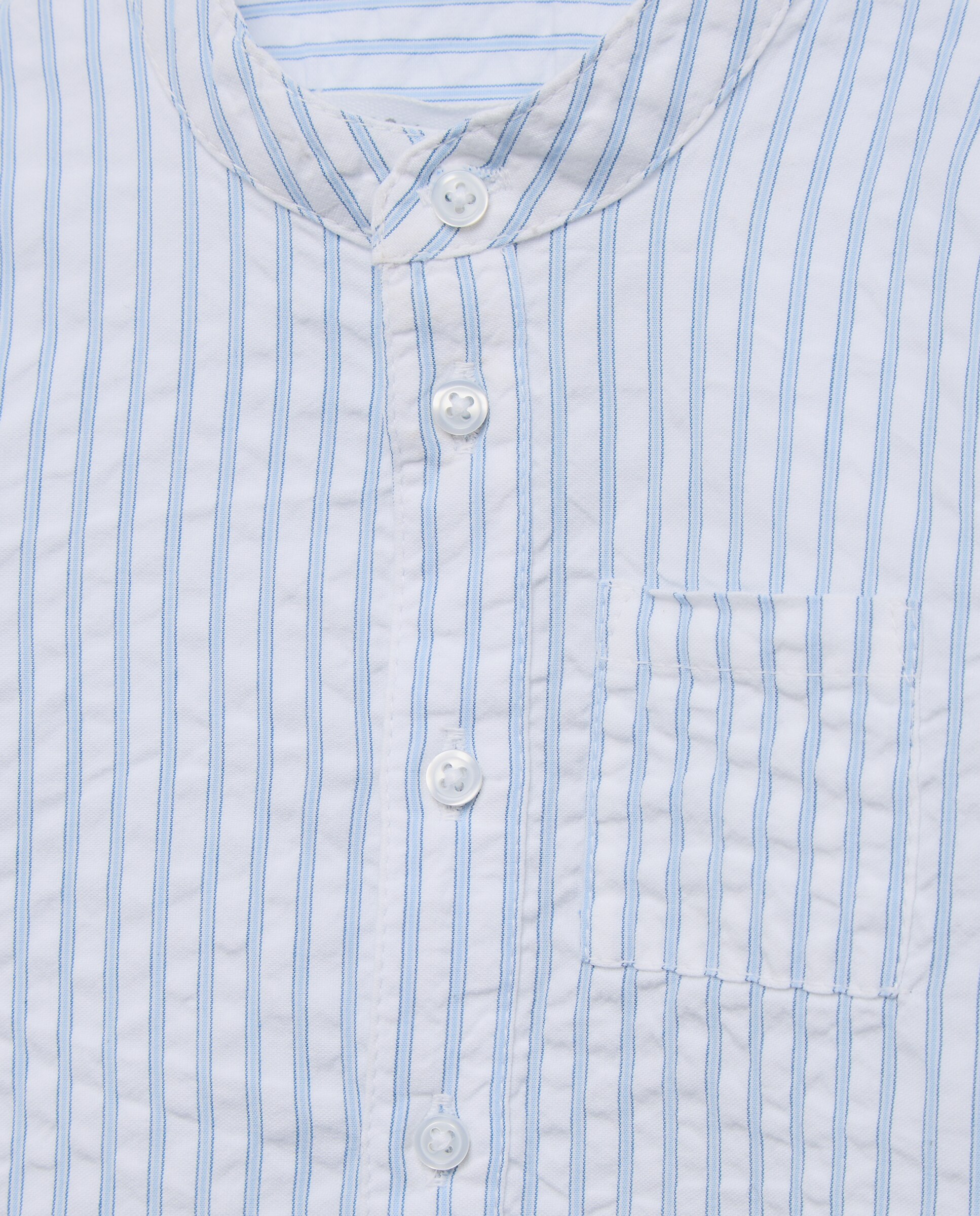 Camisa de Seersucker de Bebé com Manga Comprida Baby El Corte Inglés 400 Azul-3