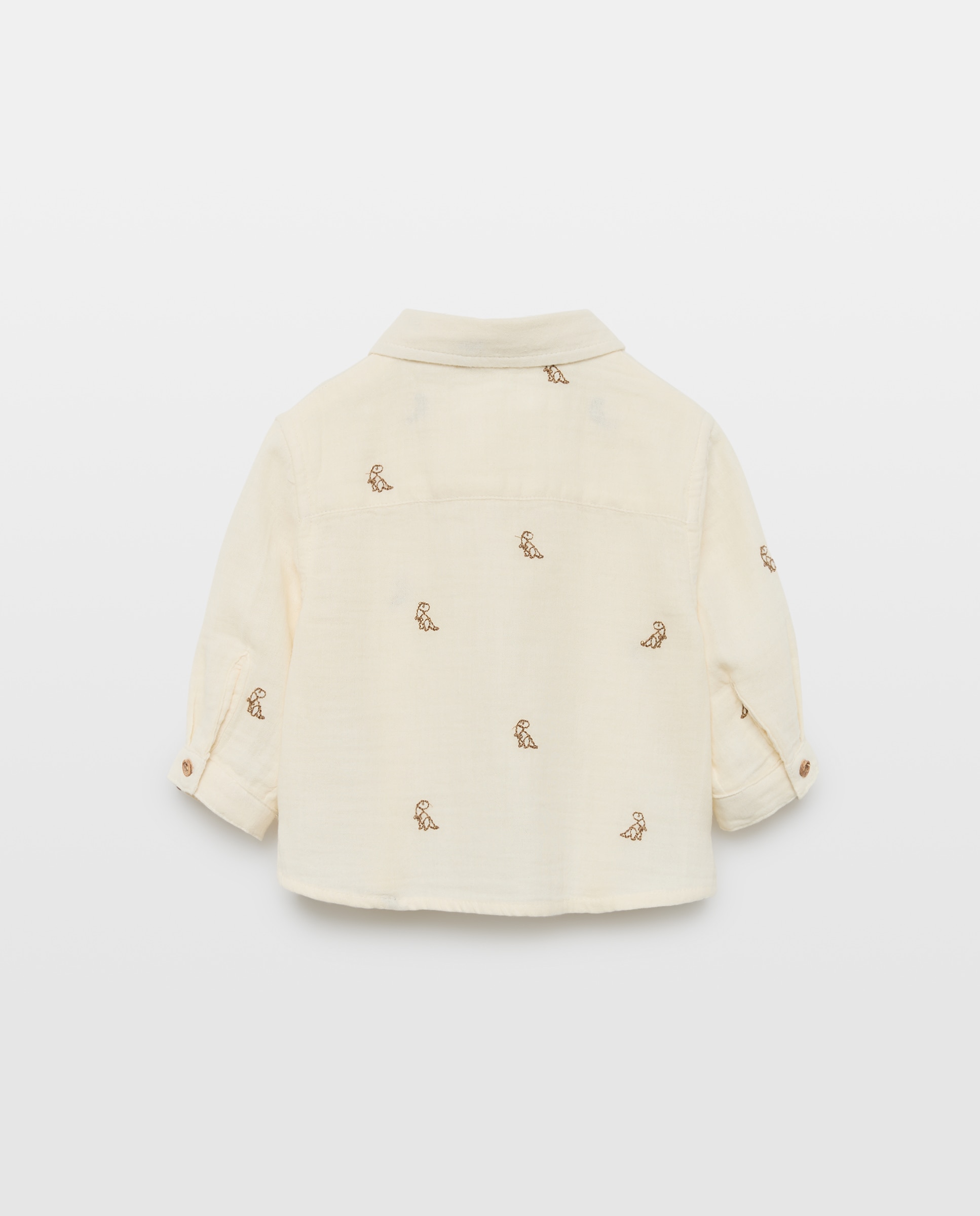 Imagen 2 de Camisa de bebé manga larga all over print doble gasa - Baby El Corte Inglés - 150 Vainilla 150 Vainilla