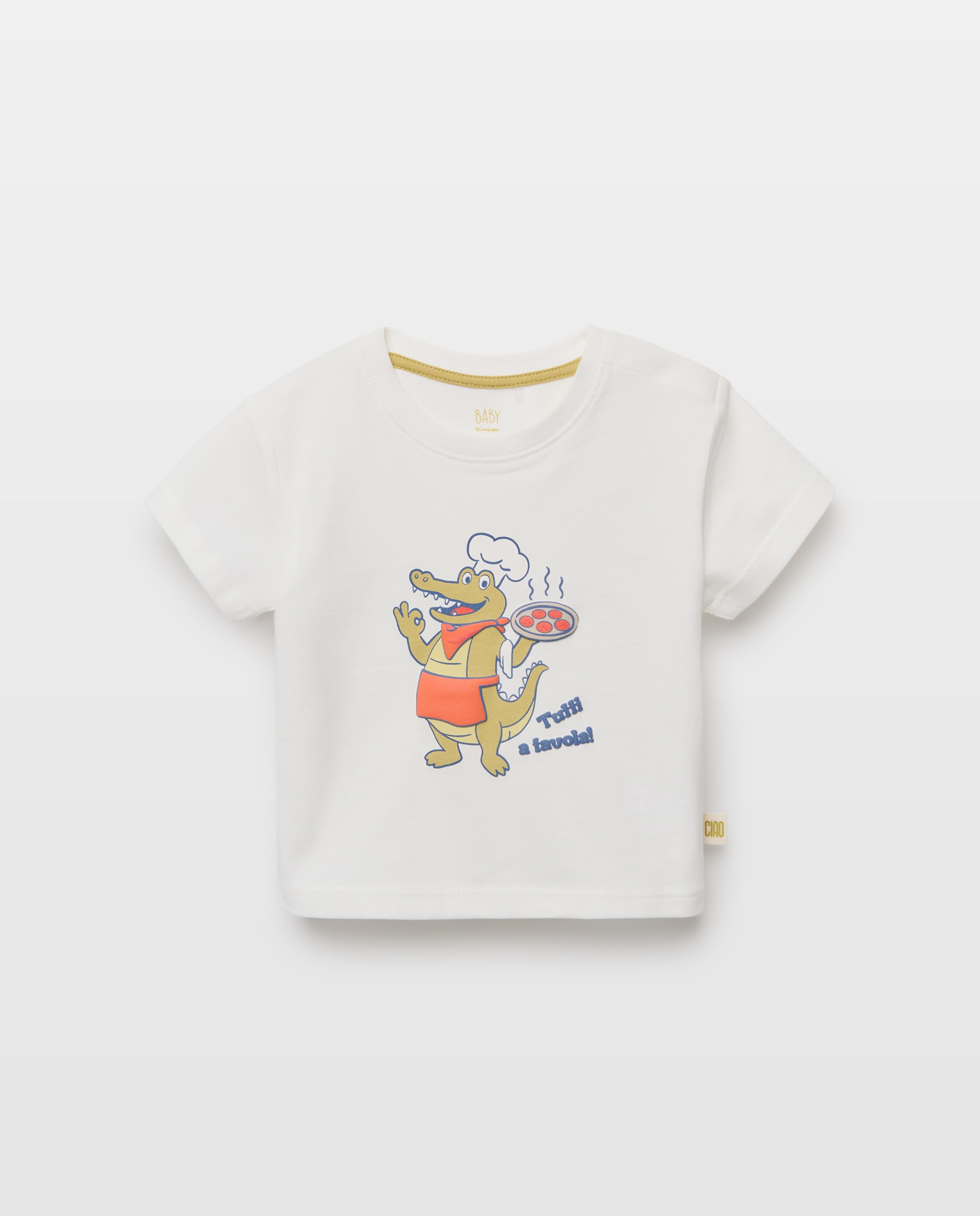 Imagem 0 de T-shirt de Manga Curta de Bebé com Estampado de Fantasia