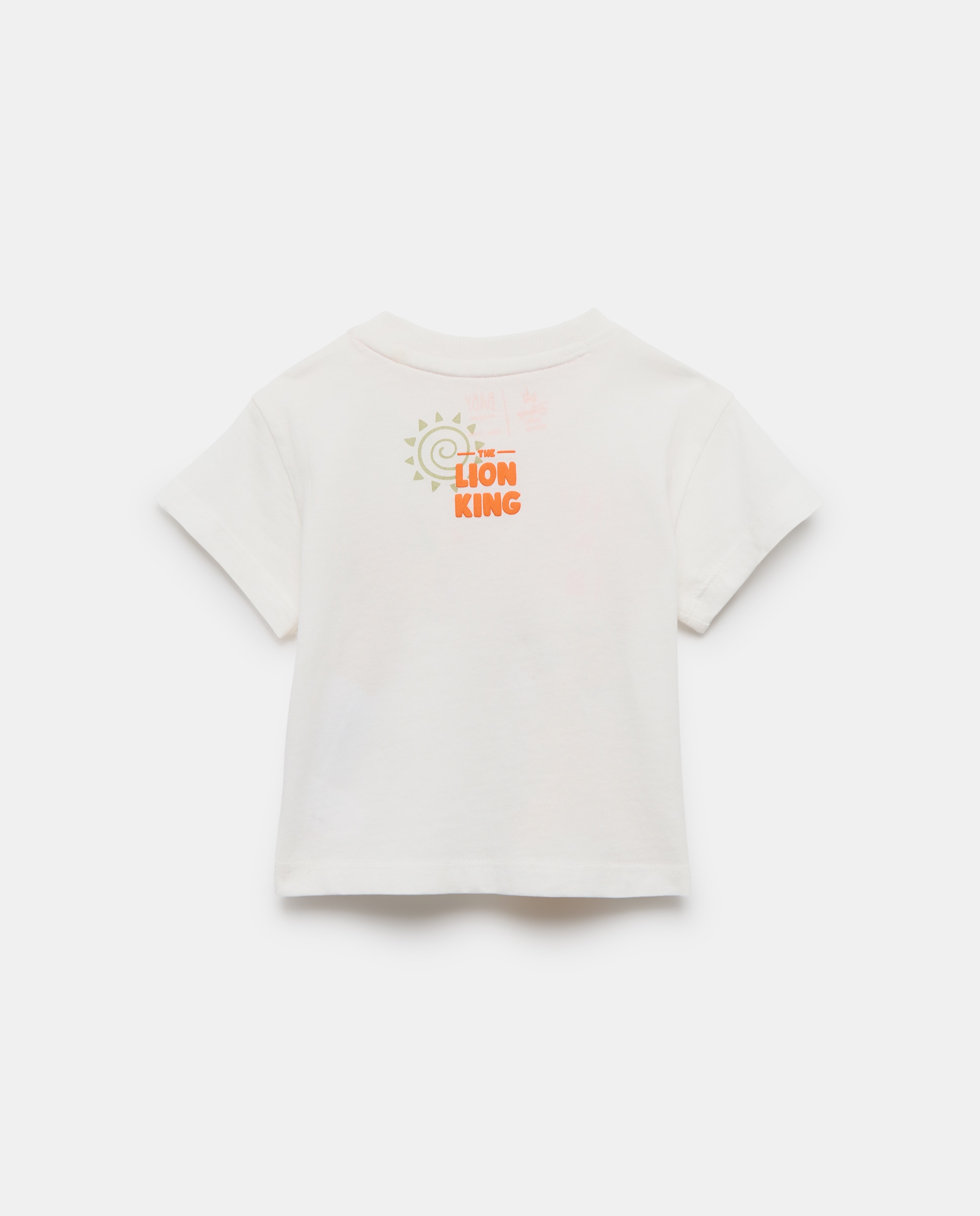 T-shirt de Manga Curta de Bebé com Estampado O Rei Leão Baby El Corte Inglés Branco-marfim-2