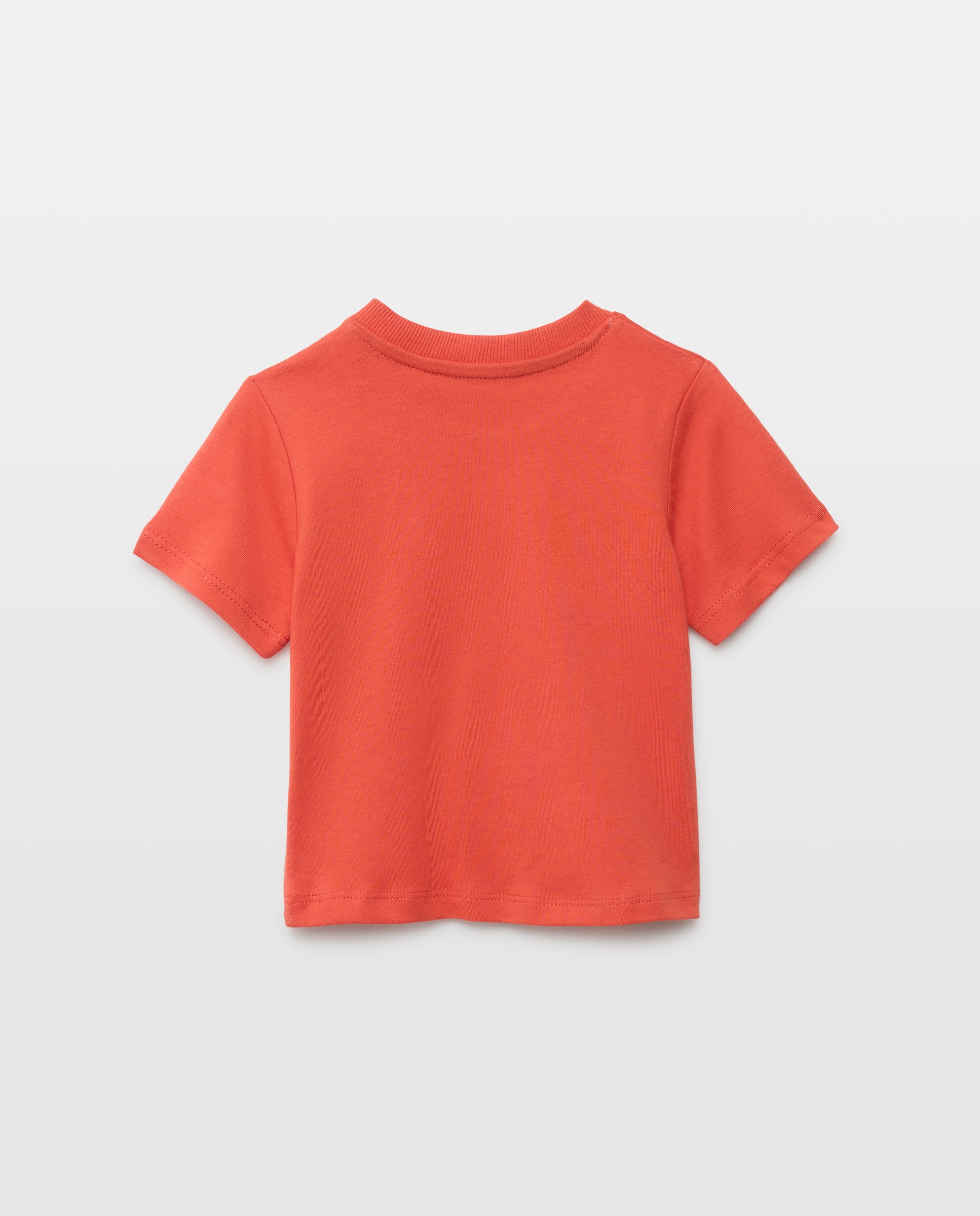 T-shirt Básica de Bebé com Manga Curta 660 Laranja-2