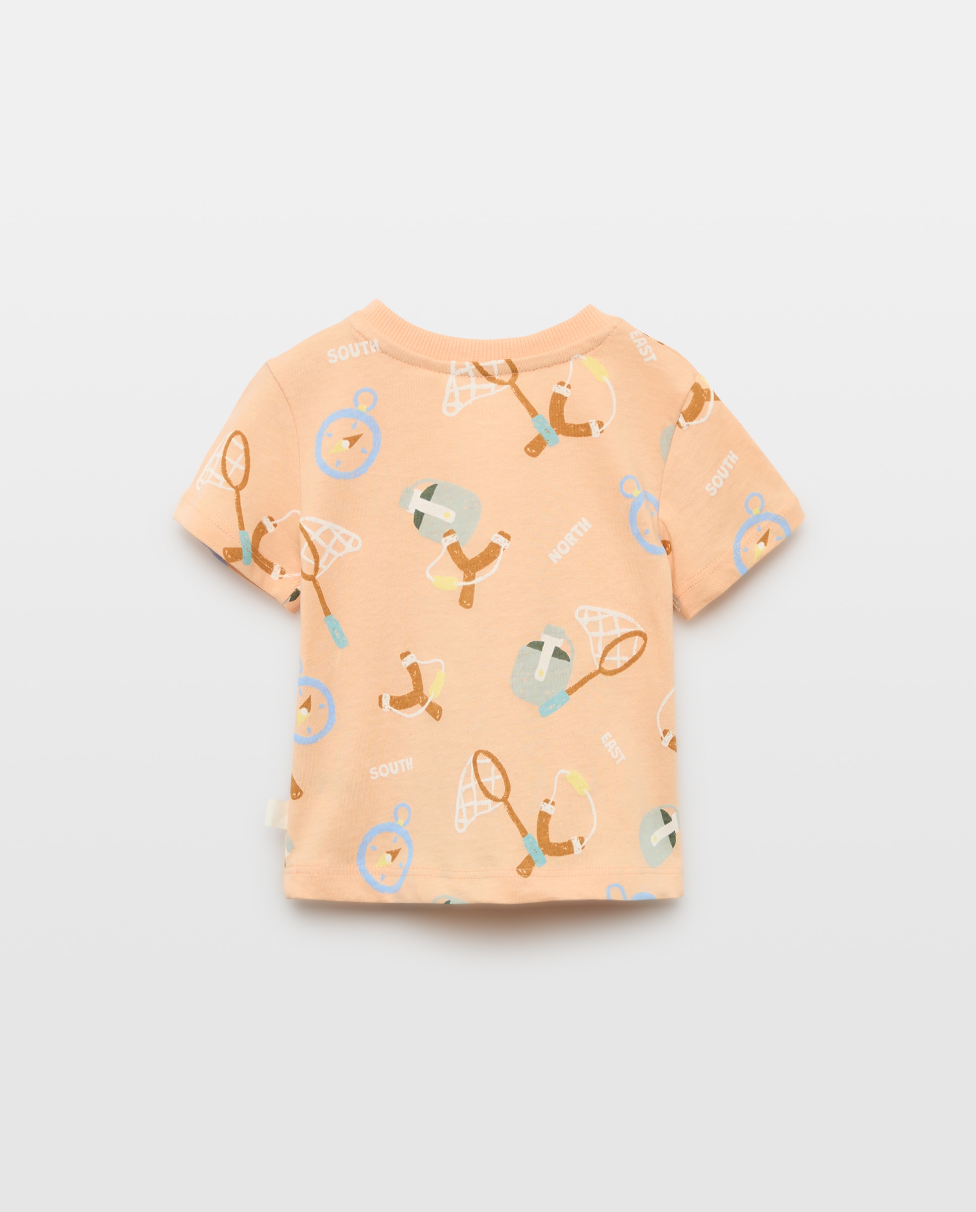 T-shirt de Bebé com Manga Curta e Fantasia Baby El Corte Inglés 660 Laranja-2