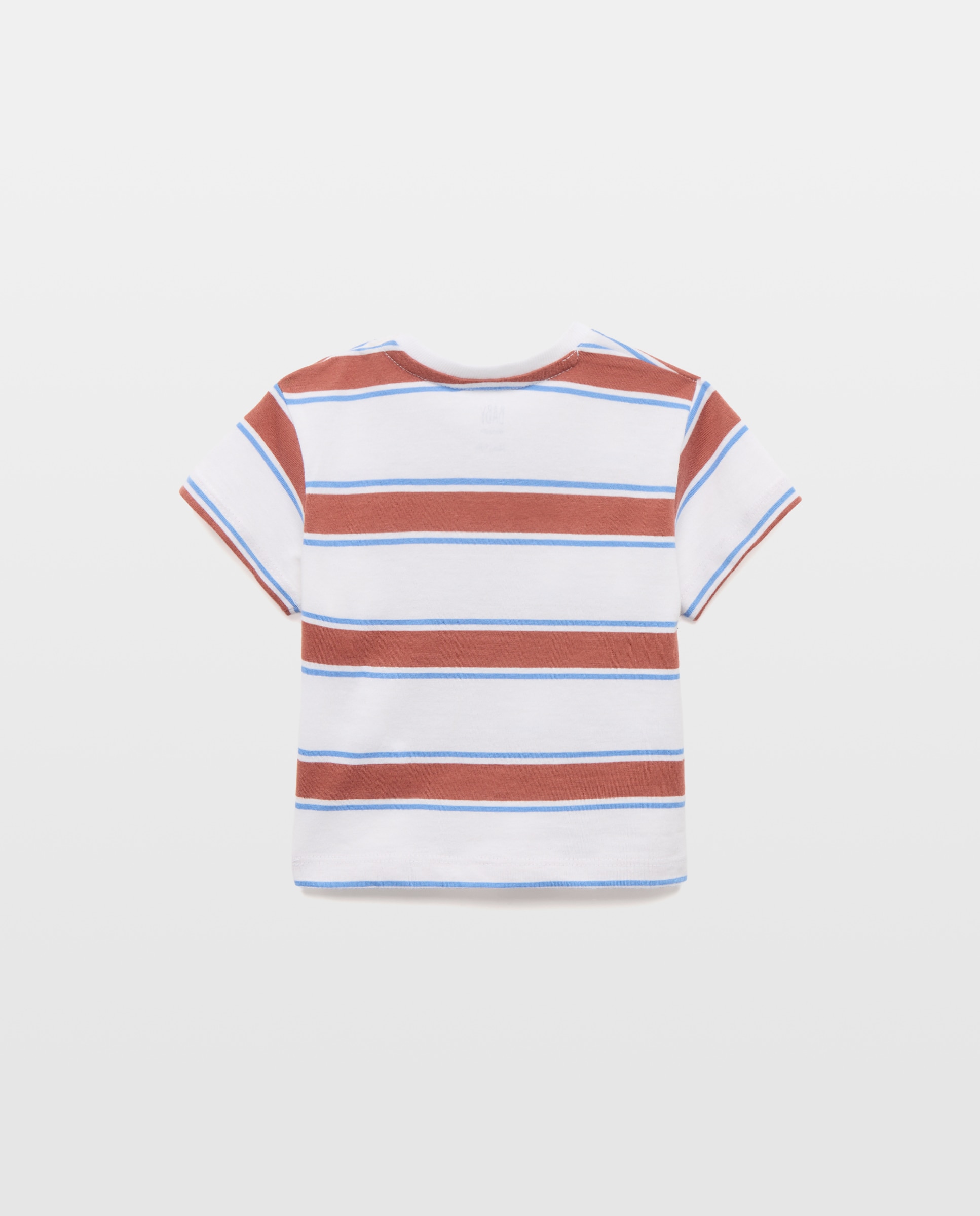 Imagen 2 de Camiseta manga corta rayas de bebé - Baby El Corte Inglés - Blanco Blanco