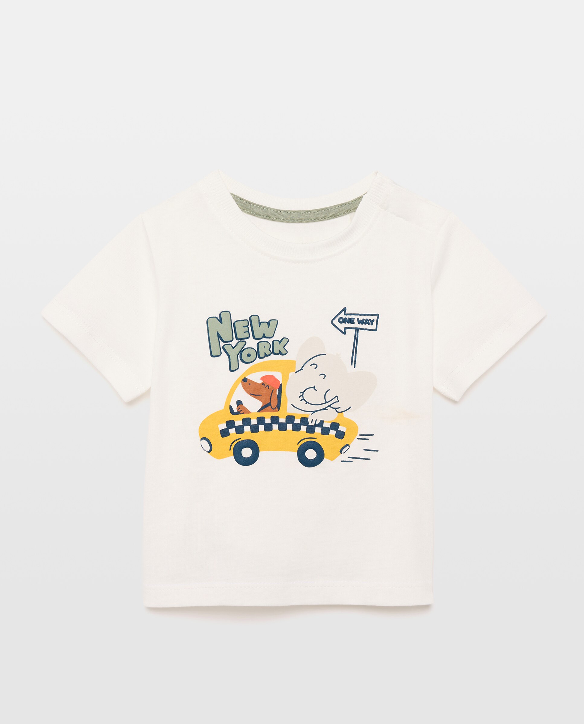Imagem 0 de T-shirt Estampada de Bebé com Manga Curta