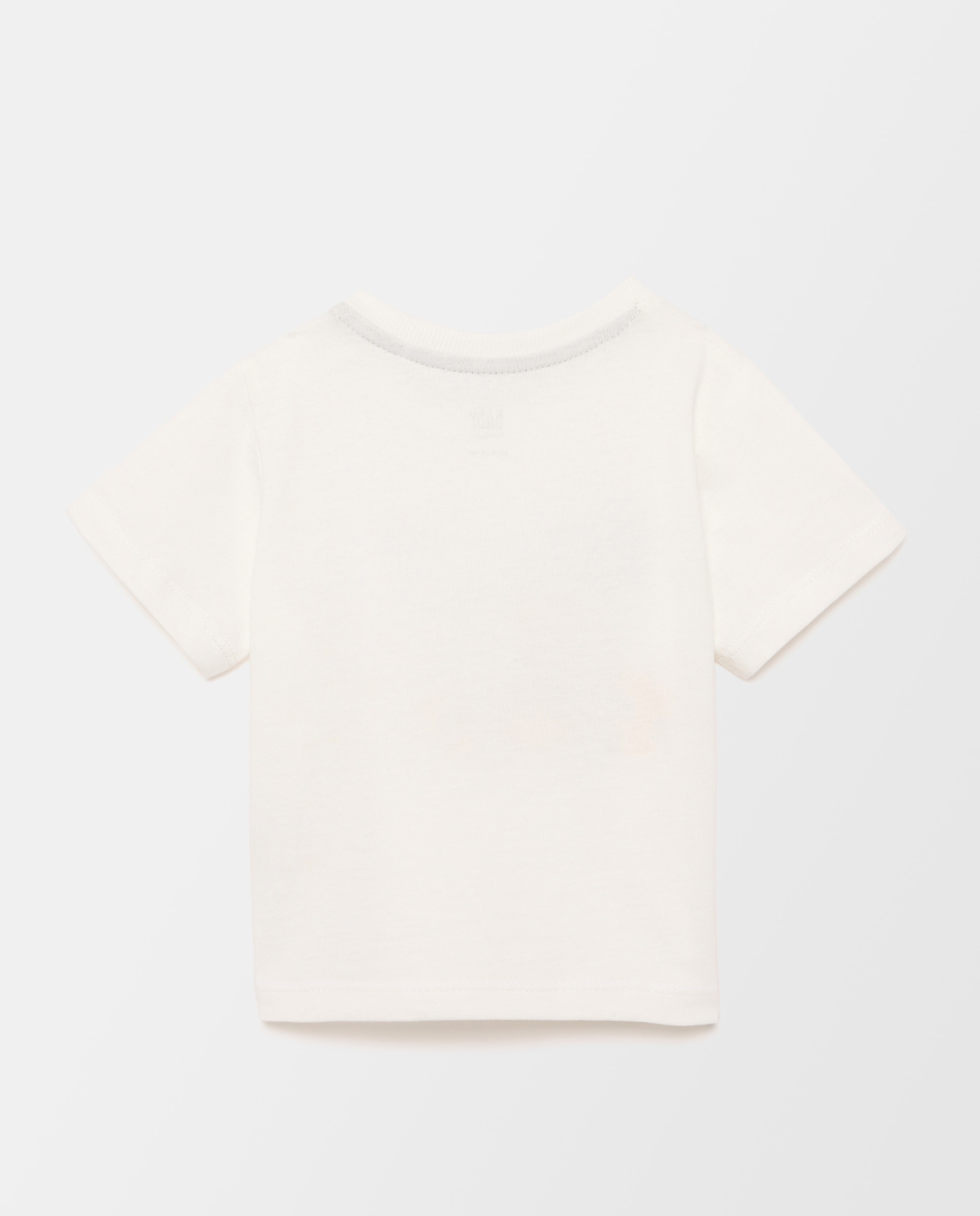 T-shirt Estampada de Bebé com Manga Curta Baby El Corte Inglés Branco-marfim-2