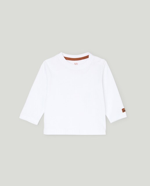 Imagem 0 de T-shirt de Manga Comprida Lisa para Bebé