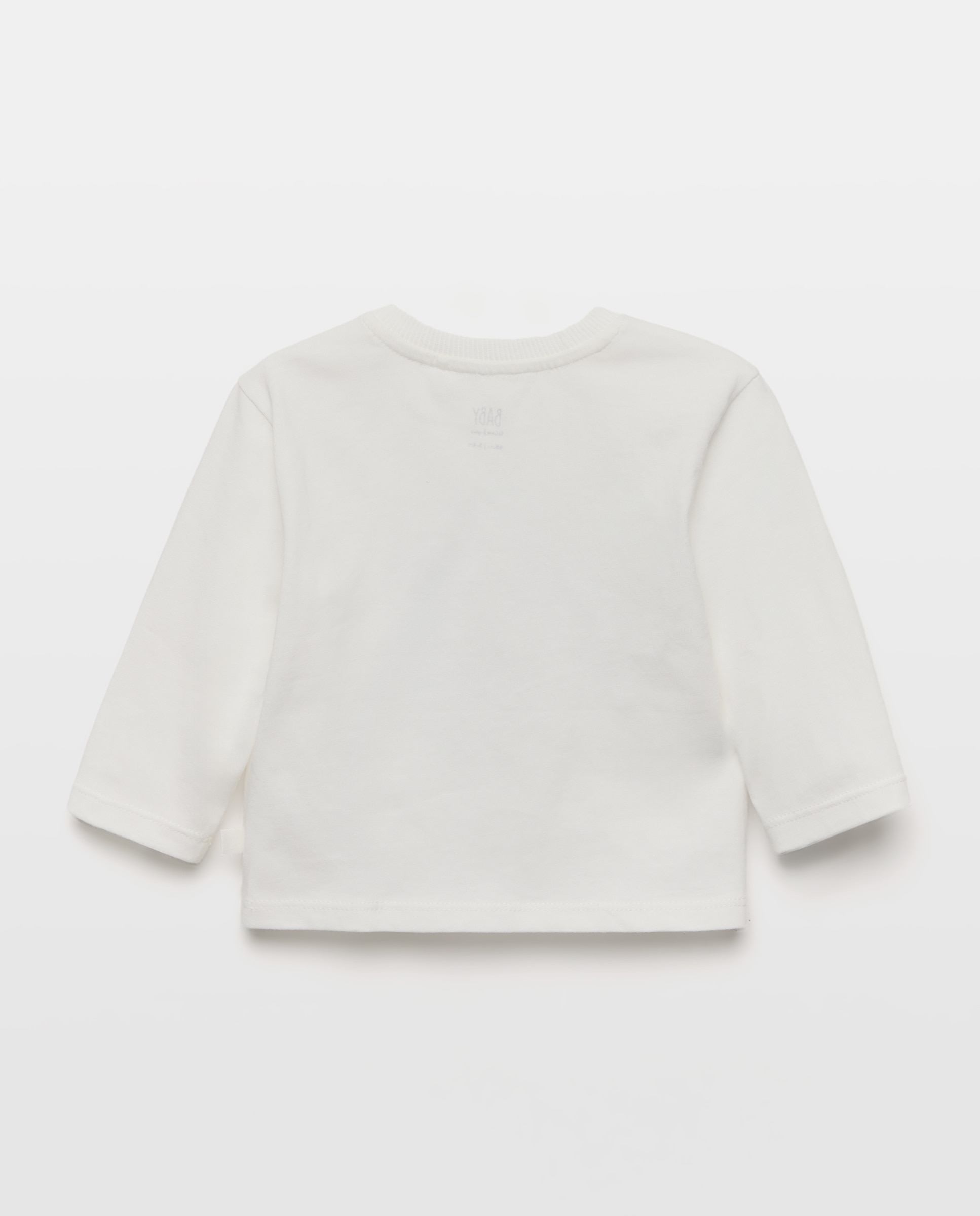 Camiseta manga larga para bebé - Baby El Corte Inglés - Blanco roto Blanco roto-2