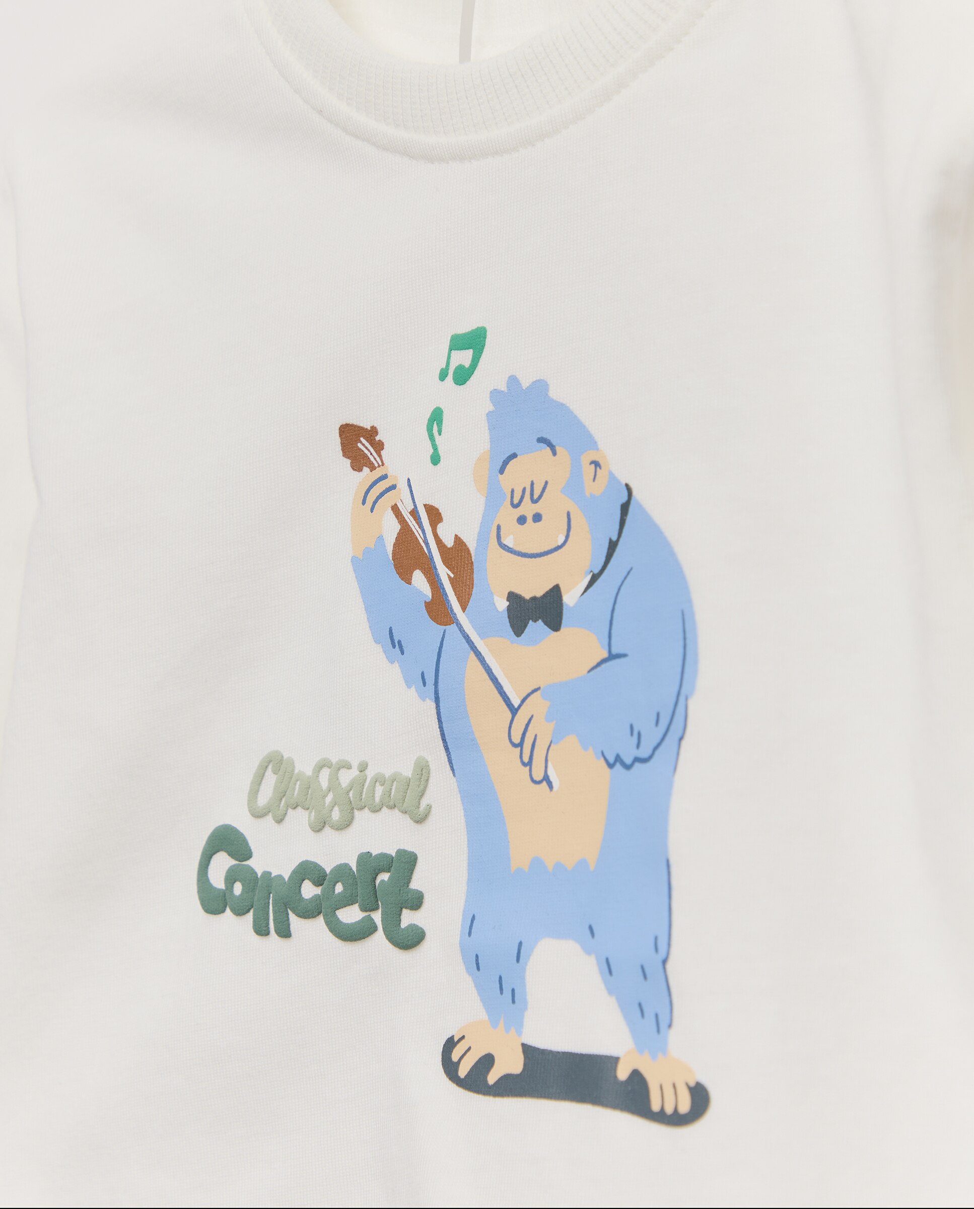 Camiseta manga larga para bebé - Baby El Corte Inglés - Blanco roto Blanco roto-3