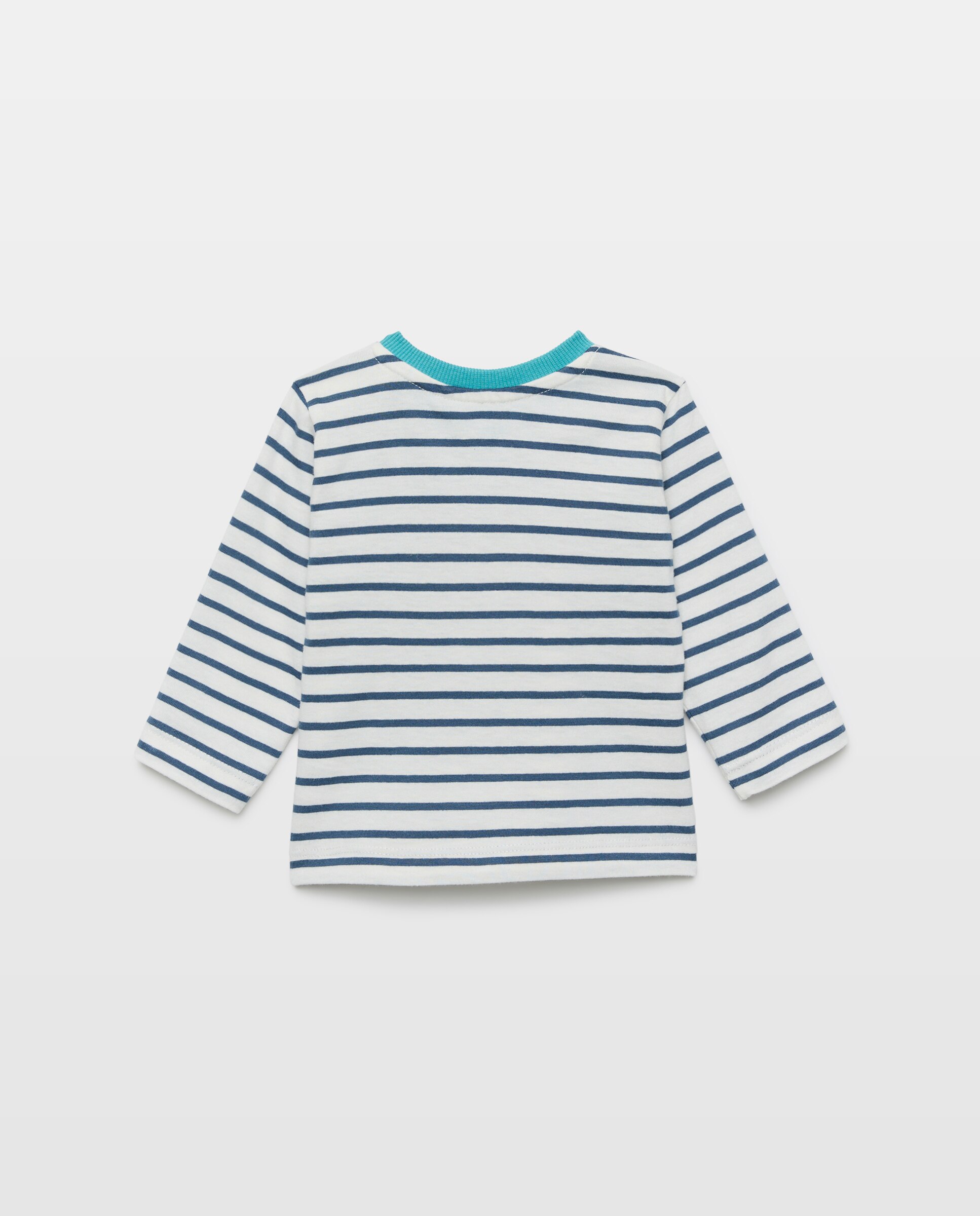 Camisola Básica de Bebé com Manga Comprida Baby El Corte Inglés Azul-2