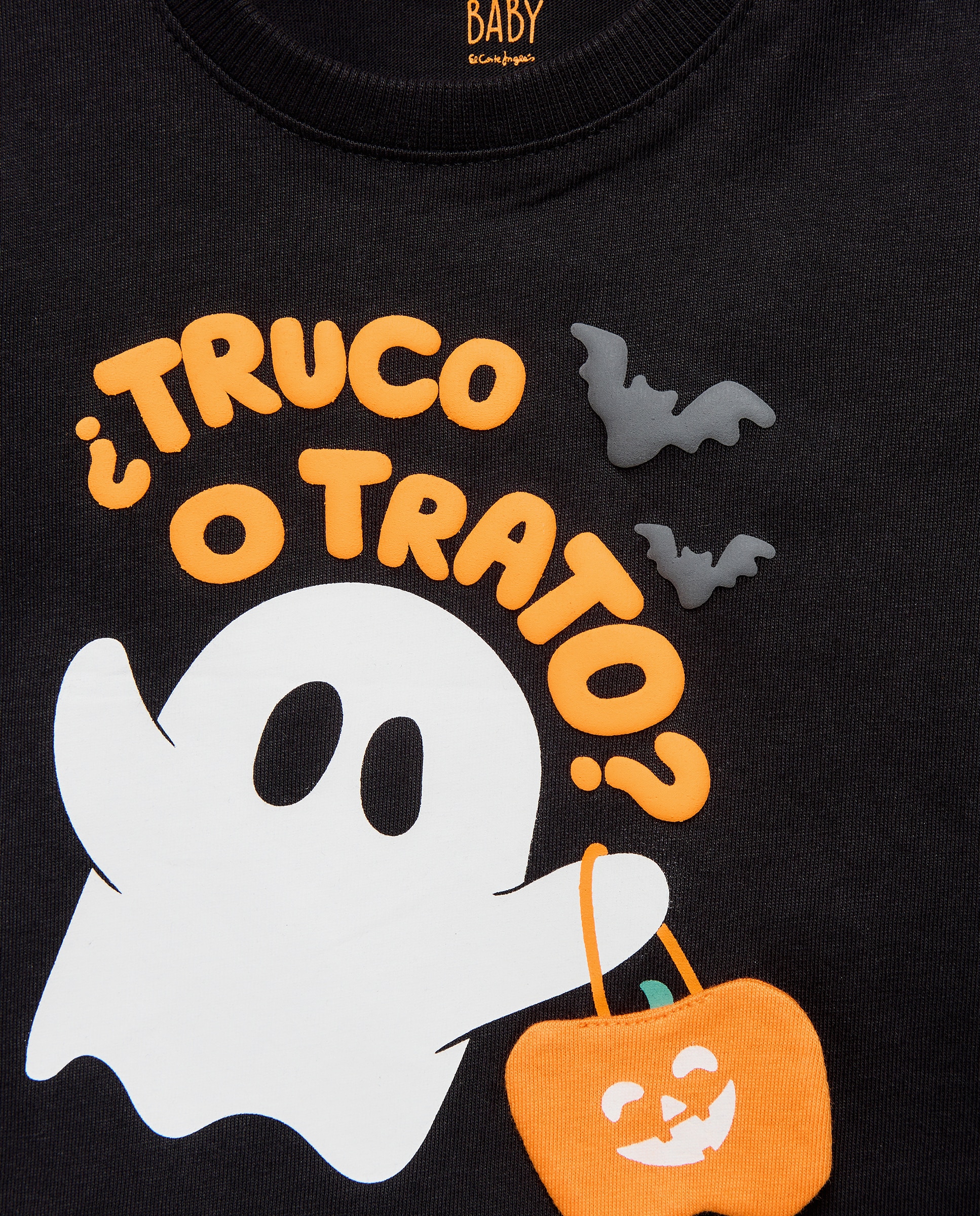 Camisola de Bebé com Manga Comprida e Fantasia 3D Halloween 830 Antracite-3