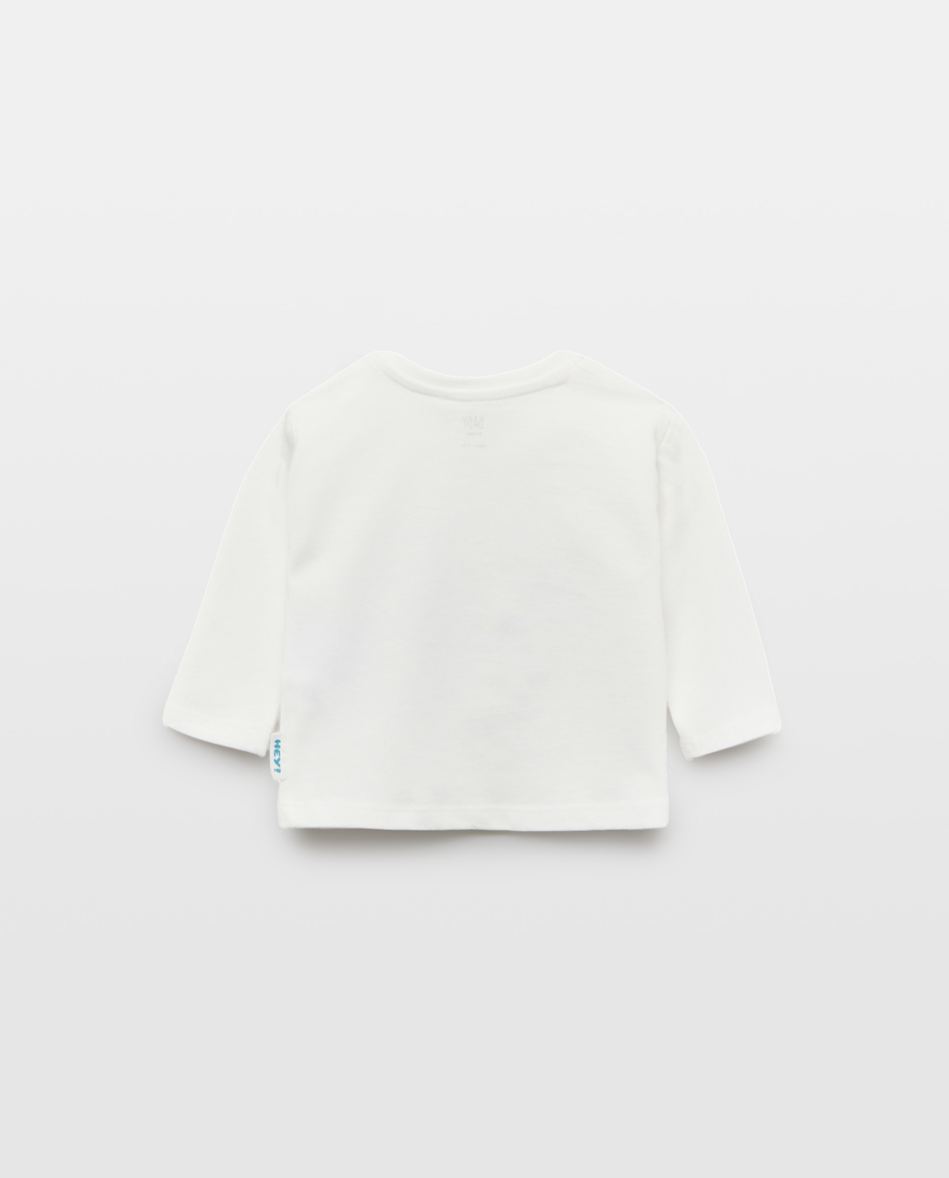 Camiseta manga larga 3D de bebé - Baby El Corte Inglés - Blanco roto Blanco roto-2