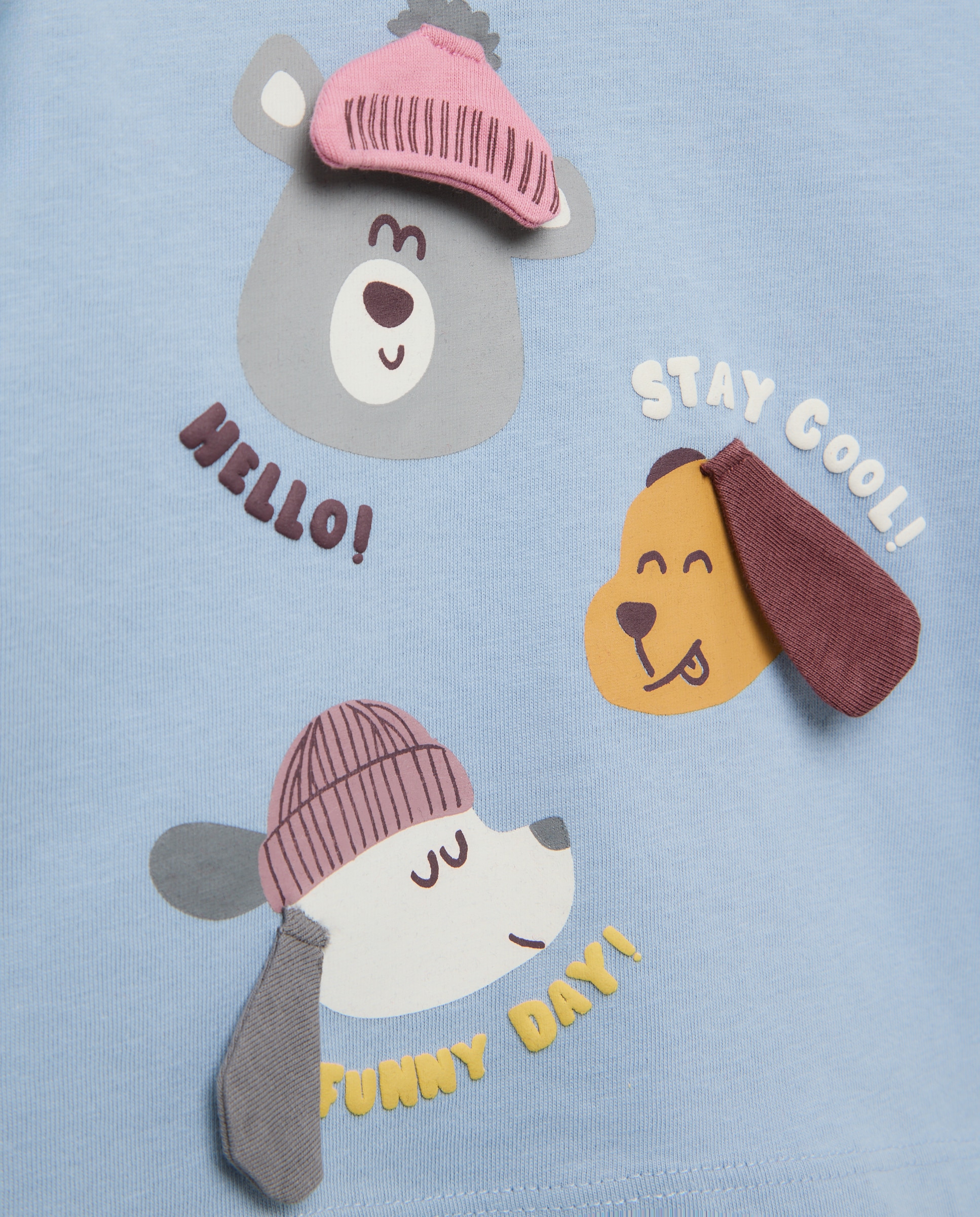 Camiseta manga larga 3D de bebé - Baby El Corte Inglés - 400 Azul 400 Azul-3