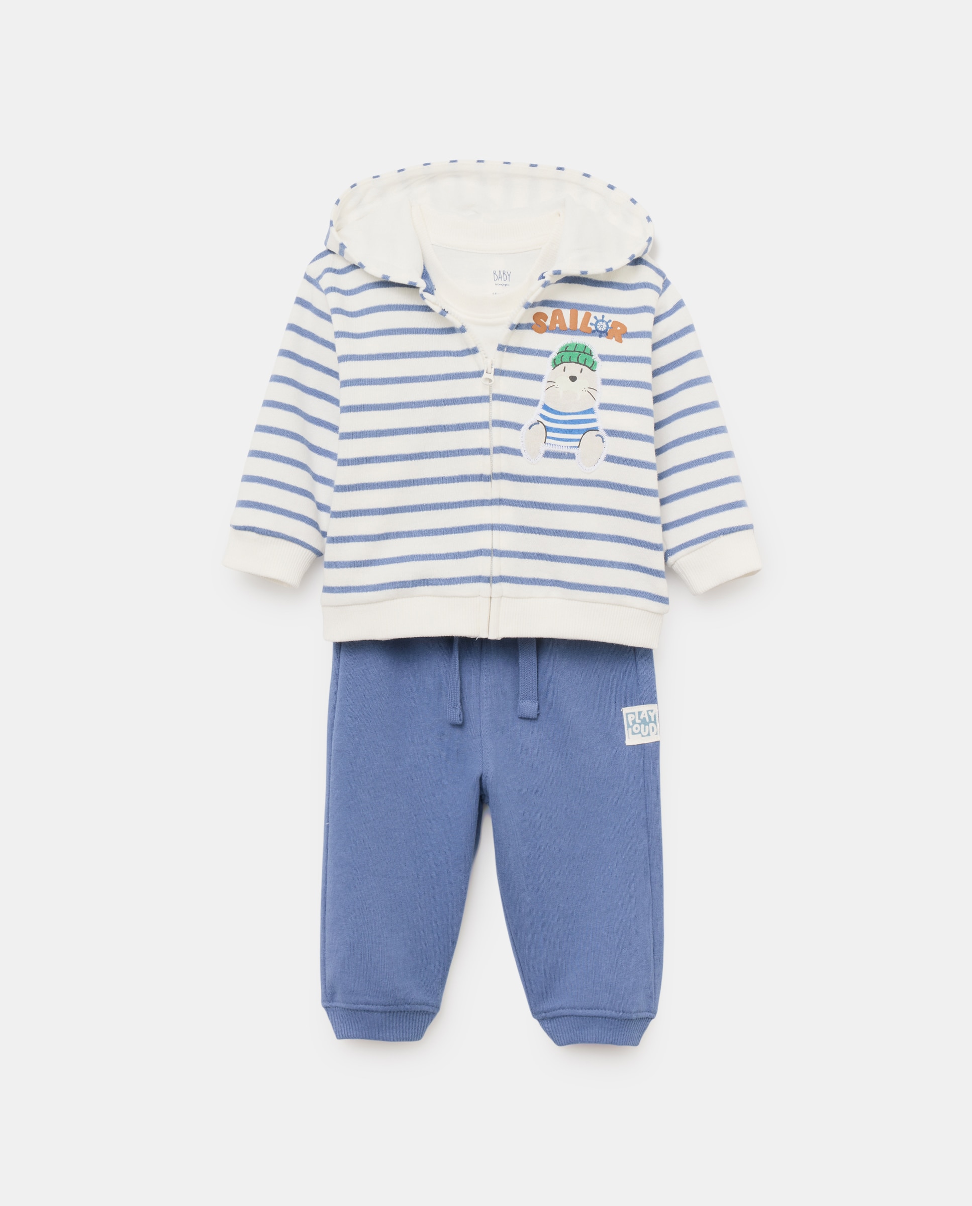 Conjunto de 3 Peças de Bebé Baby El Corte Inglés Branco-marfim-1