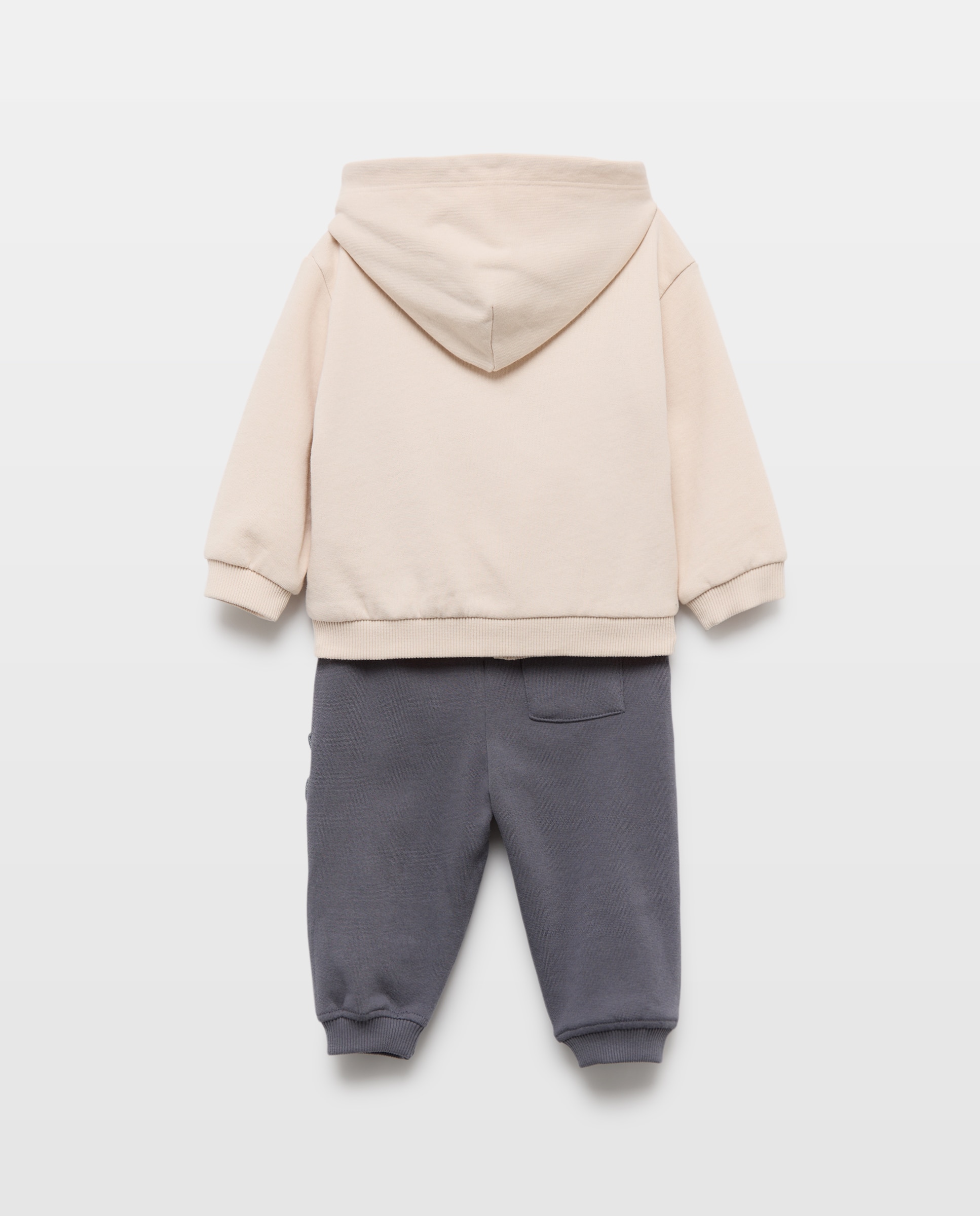 Conjunto 3 piezas largo licencia El Rey León, sudadera abierta y pantalón felpa de bebé - Baby El Corte Inglés - 510 Verde claro 510 Verde claro-2