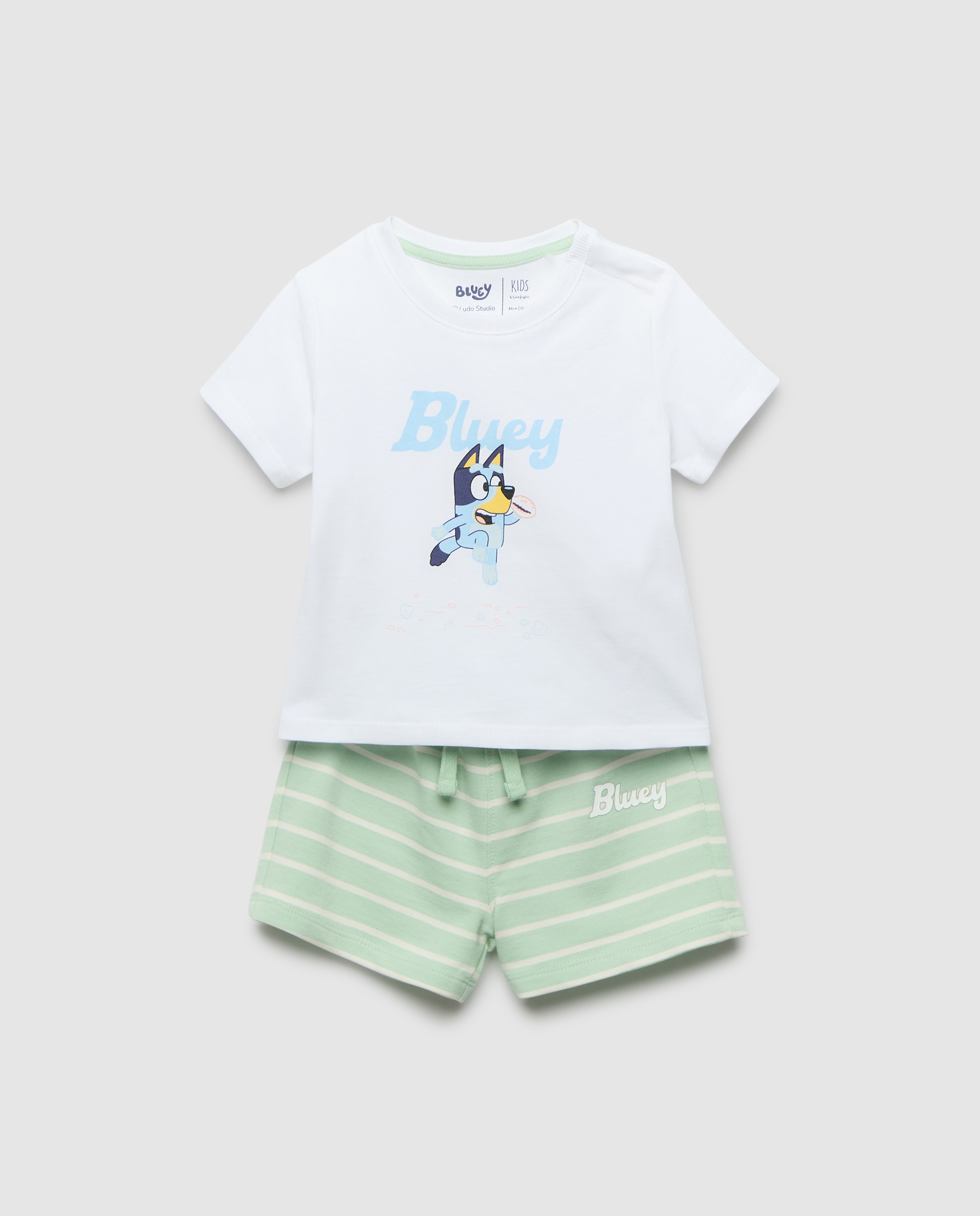 Conjunto de 2 Peças Curto de Bebé Baby El Corte Inglés Verde-1