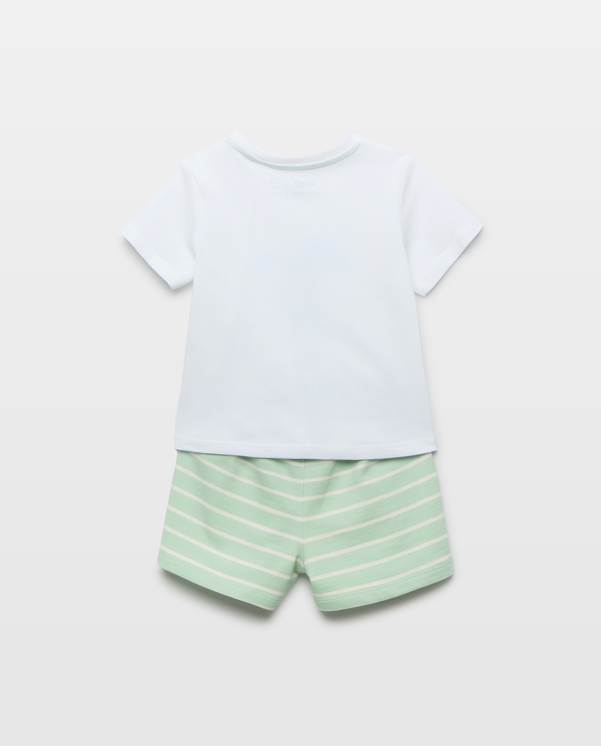 Conjunto de 2 Peças Curto de Bebé Baby El Corte Inglés Verde-2