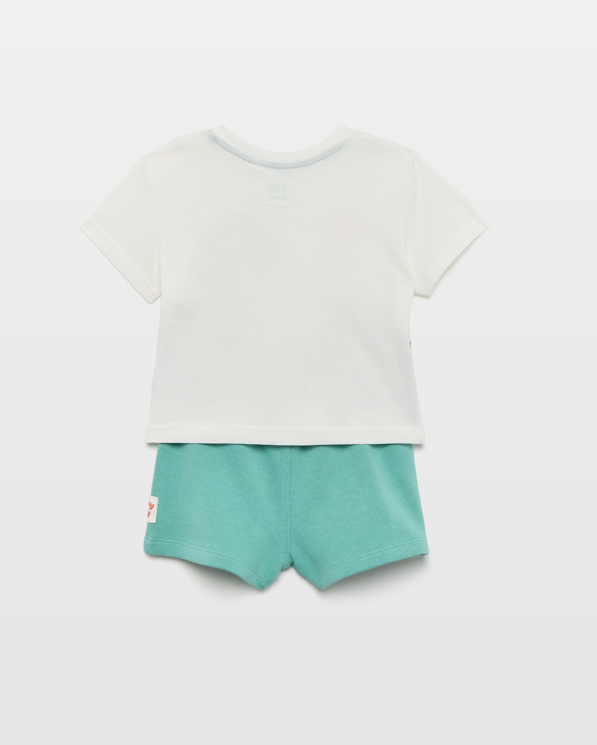 Imagen 2 de Conjunto para bebé de 2 piezas camiseta y short - Baby El Corte Inglés - Verde Verde