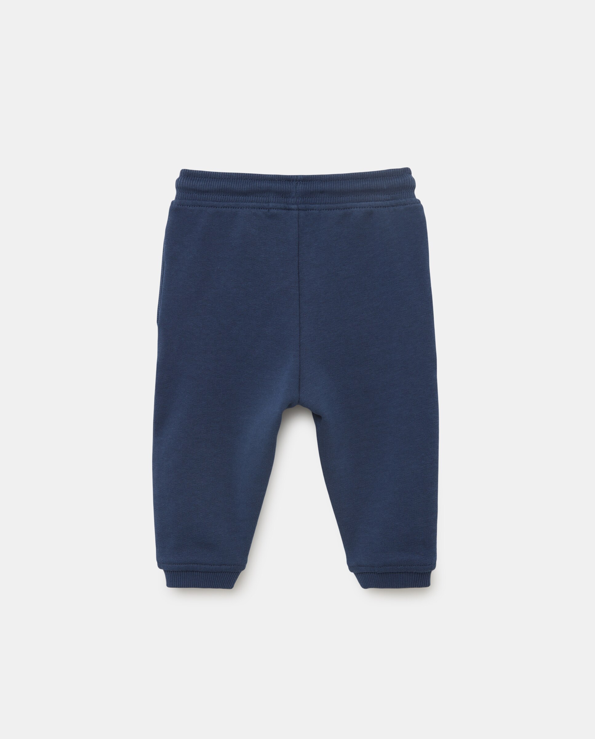 Pantalón felpa básico de bebé - Baby El Corte Inglés - Verde Azul marino-2