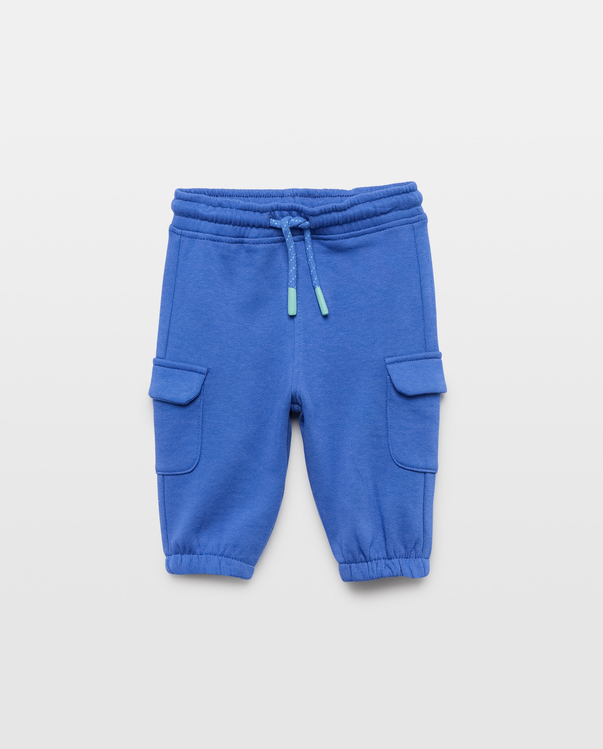 Pantalón de bebé en felpa lisa - Baby El Corte Inglés - 400 Azul 400 Azul-1