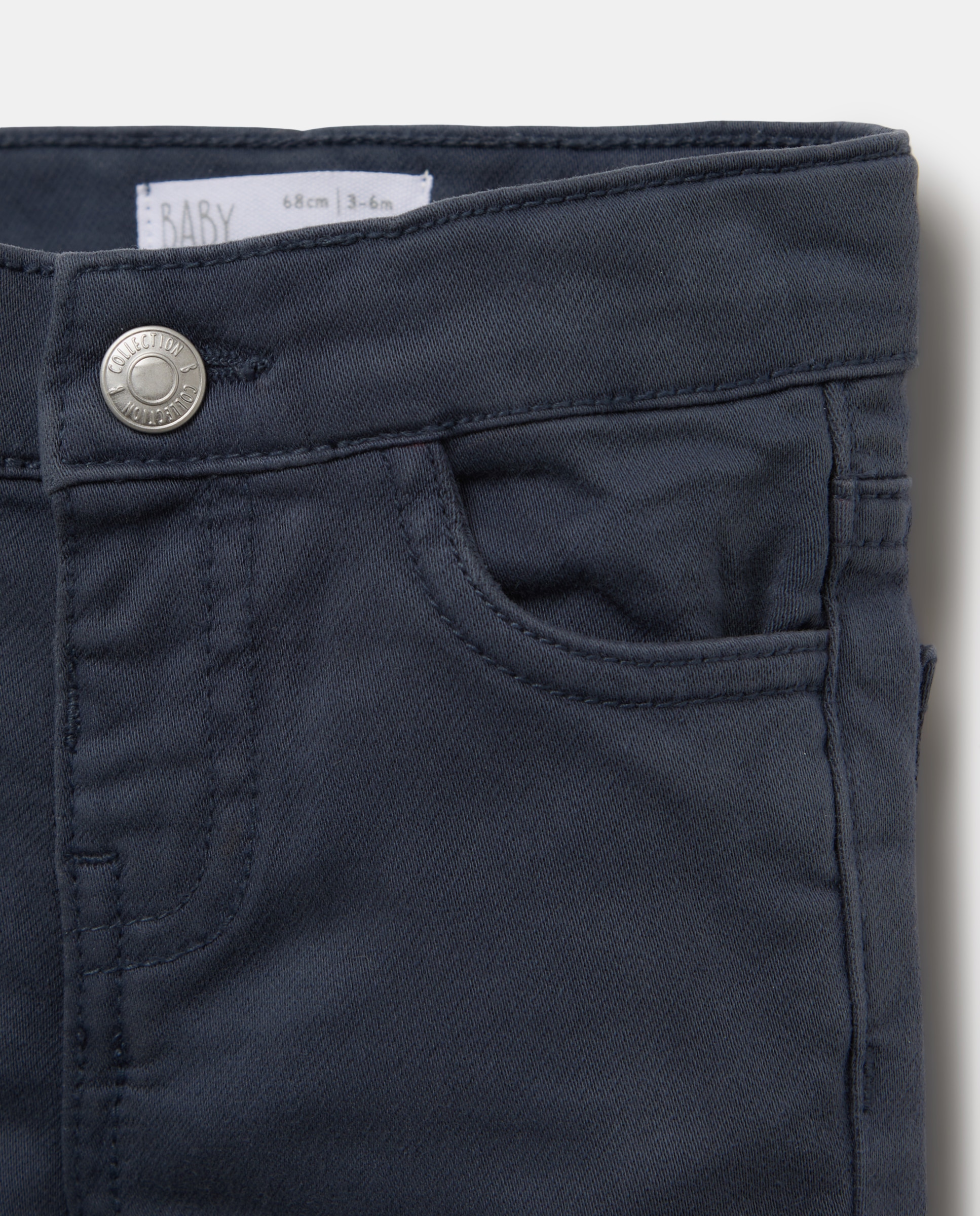 Pantalón felpa de bebé - Baby El Corte Inglés - Azul marino Azul marino-3