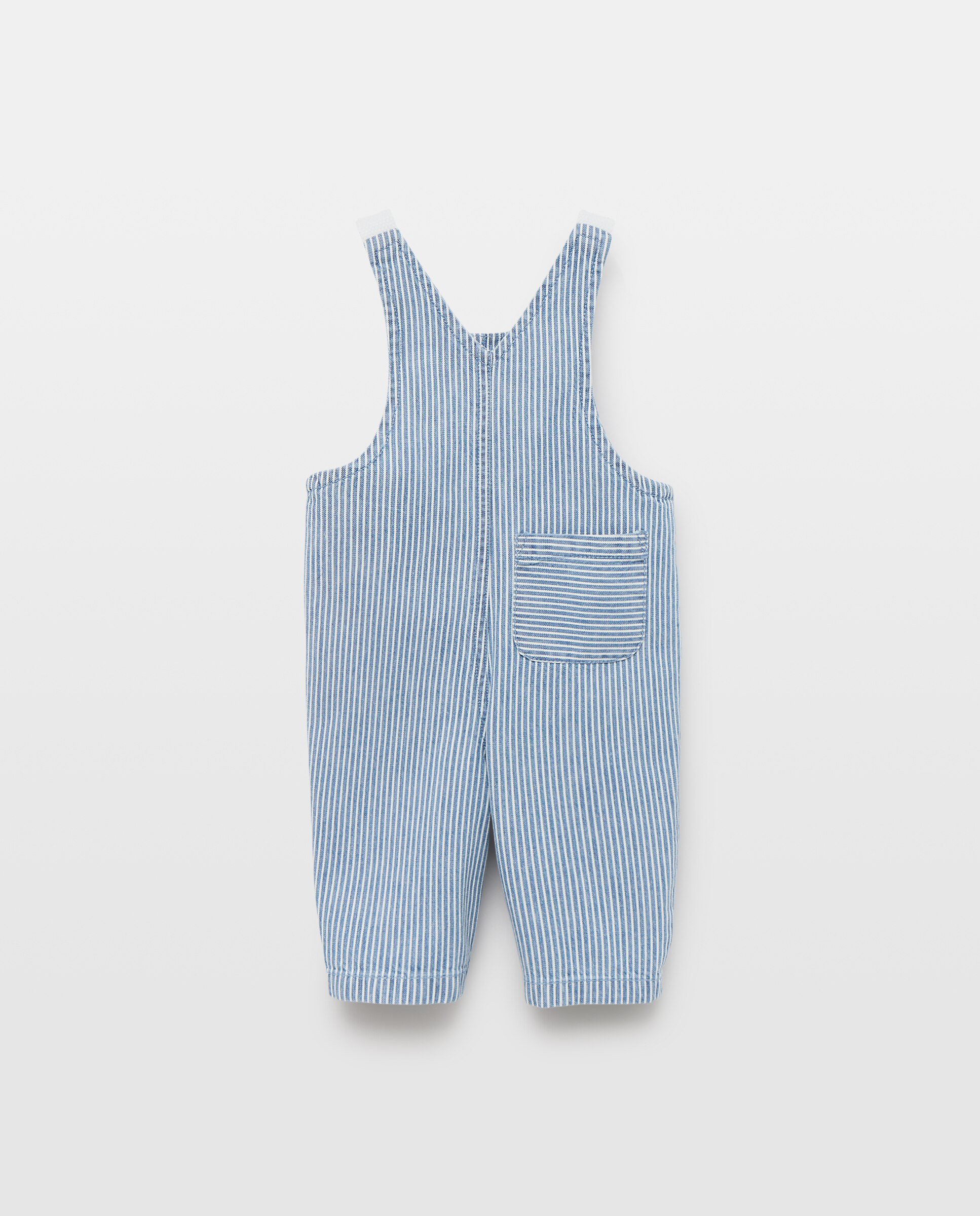 Peto largo sarga rayas de bebé niño - Baby El Corte Inglés - Gris claro Gris claro-2